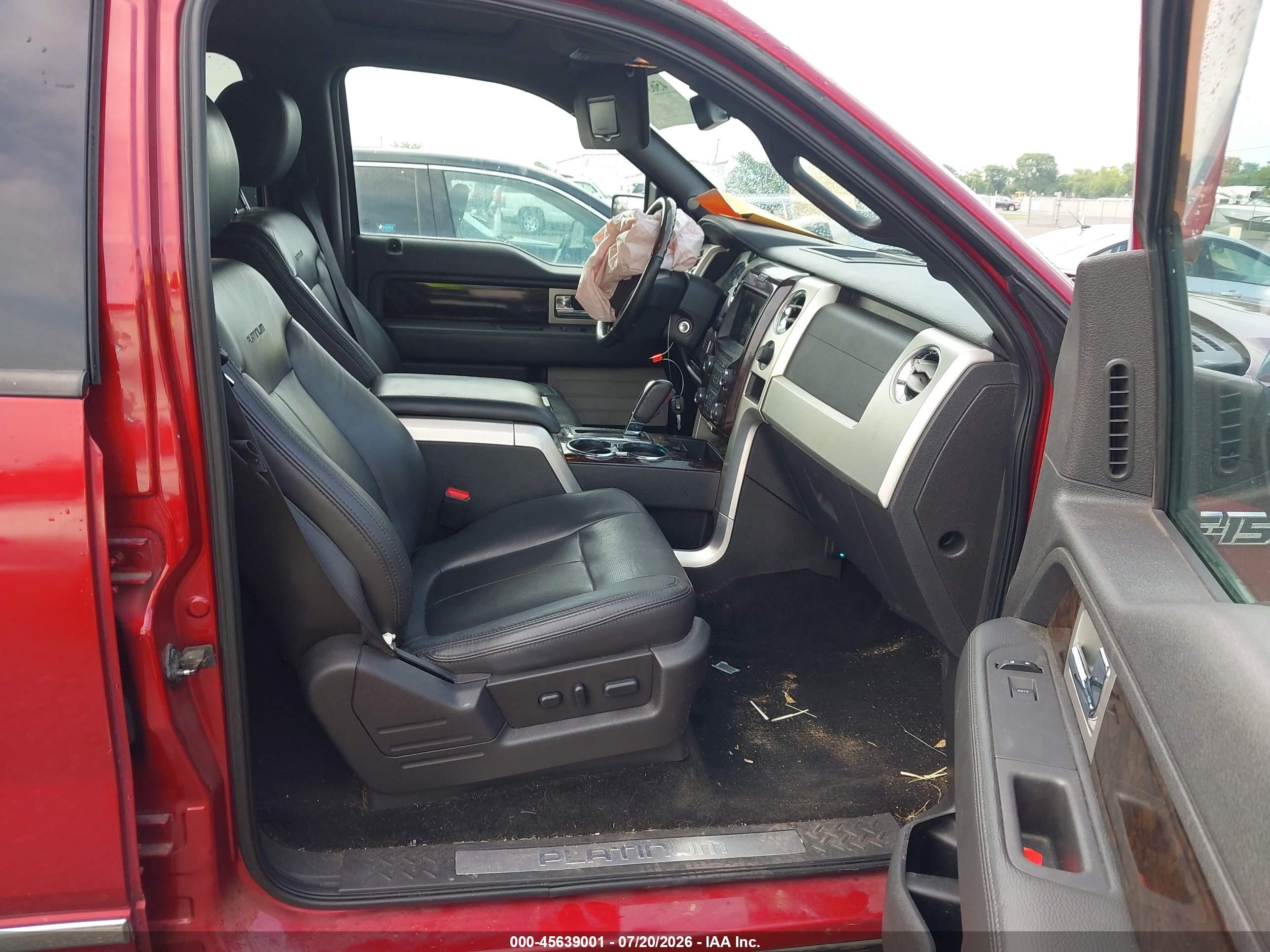 2013 Ford F-150 Platinum Red vin: 1FTFW1ET6DFB58086