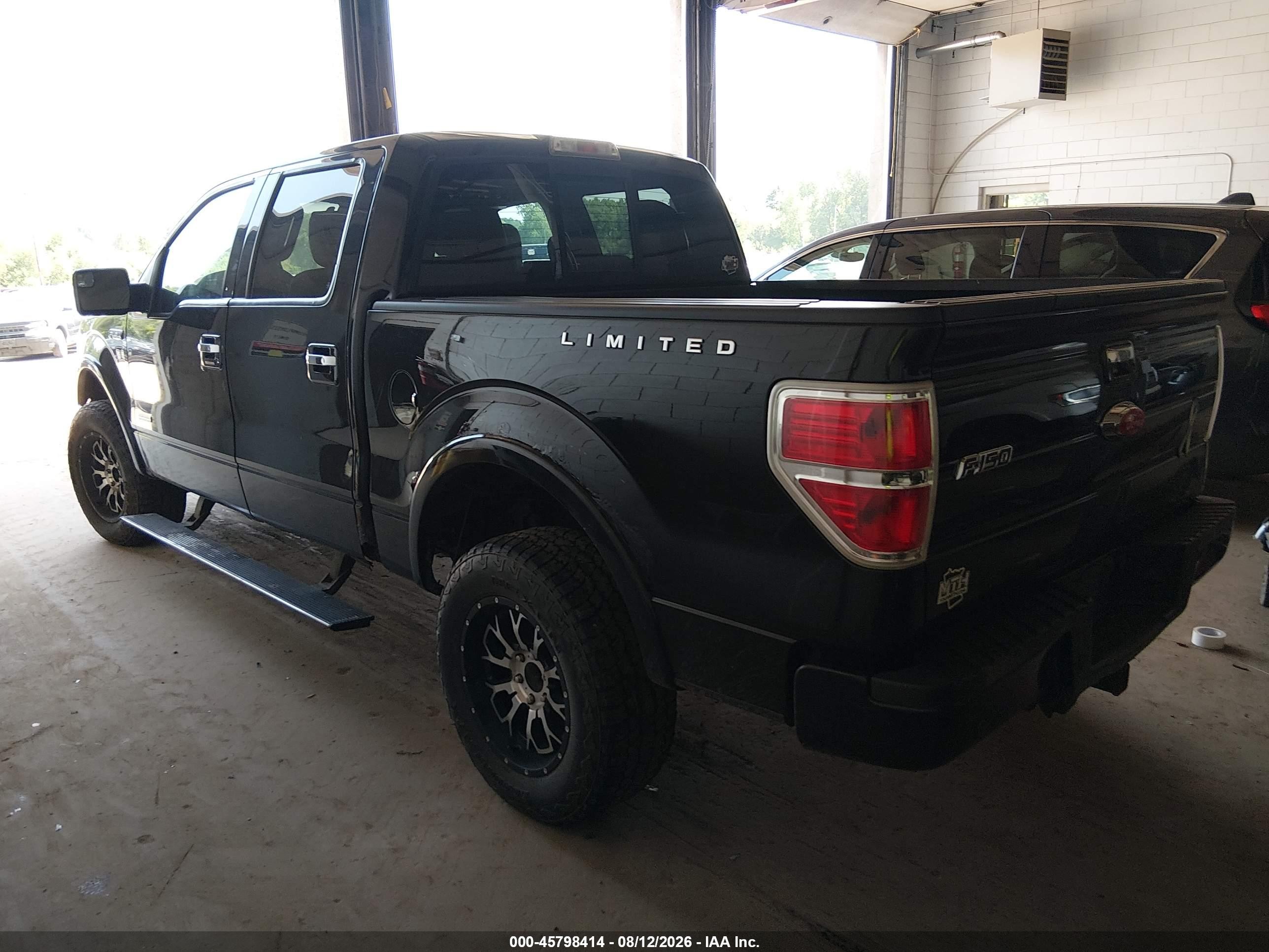 2013 Ford F-150 Limited Black vin: 1FTFW1ET6DFB87300