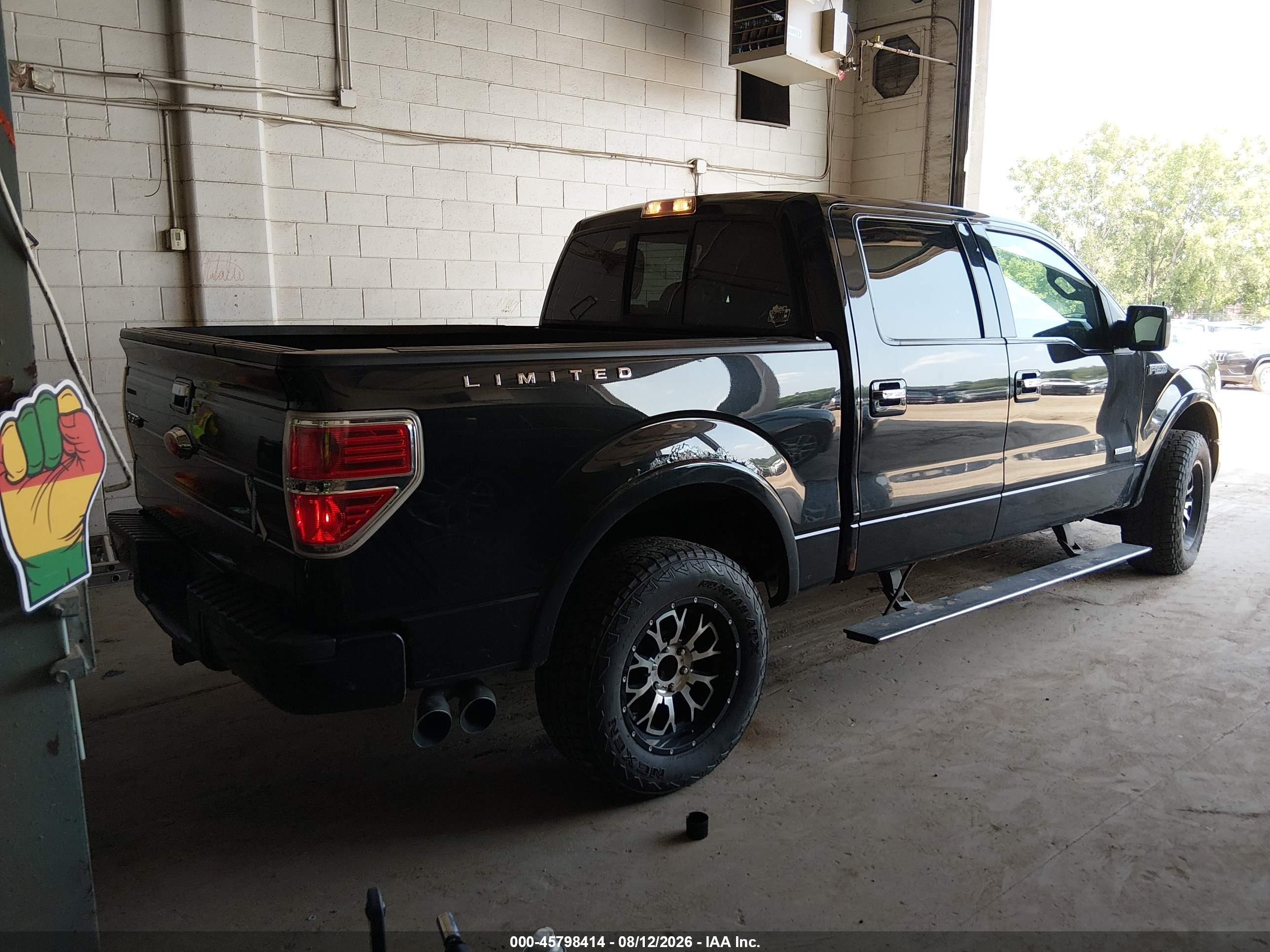 2013 Ford F-150 Limited Black vin: 1FTFW1ET6DFB87300