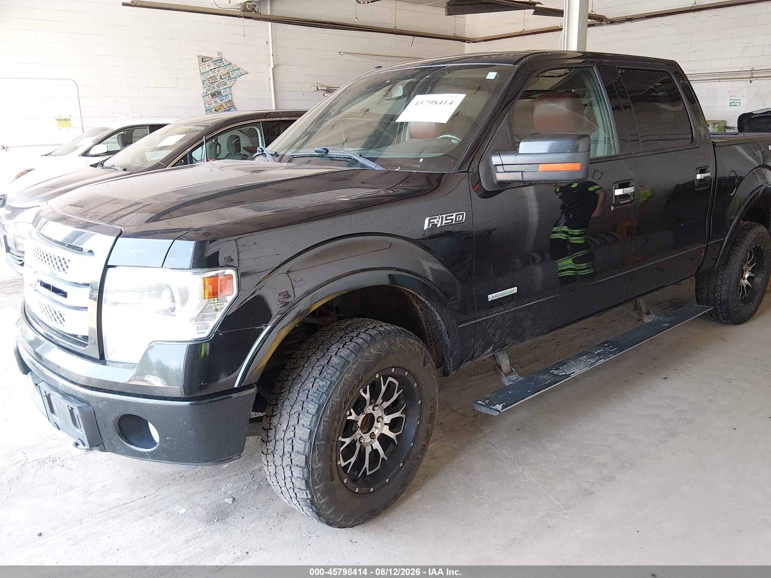 2013 Ford F-150 Limited Black vin: 1FTFW1ET6DFB87300