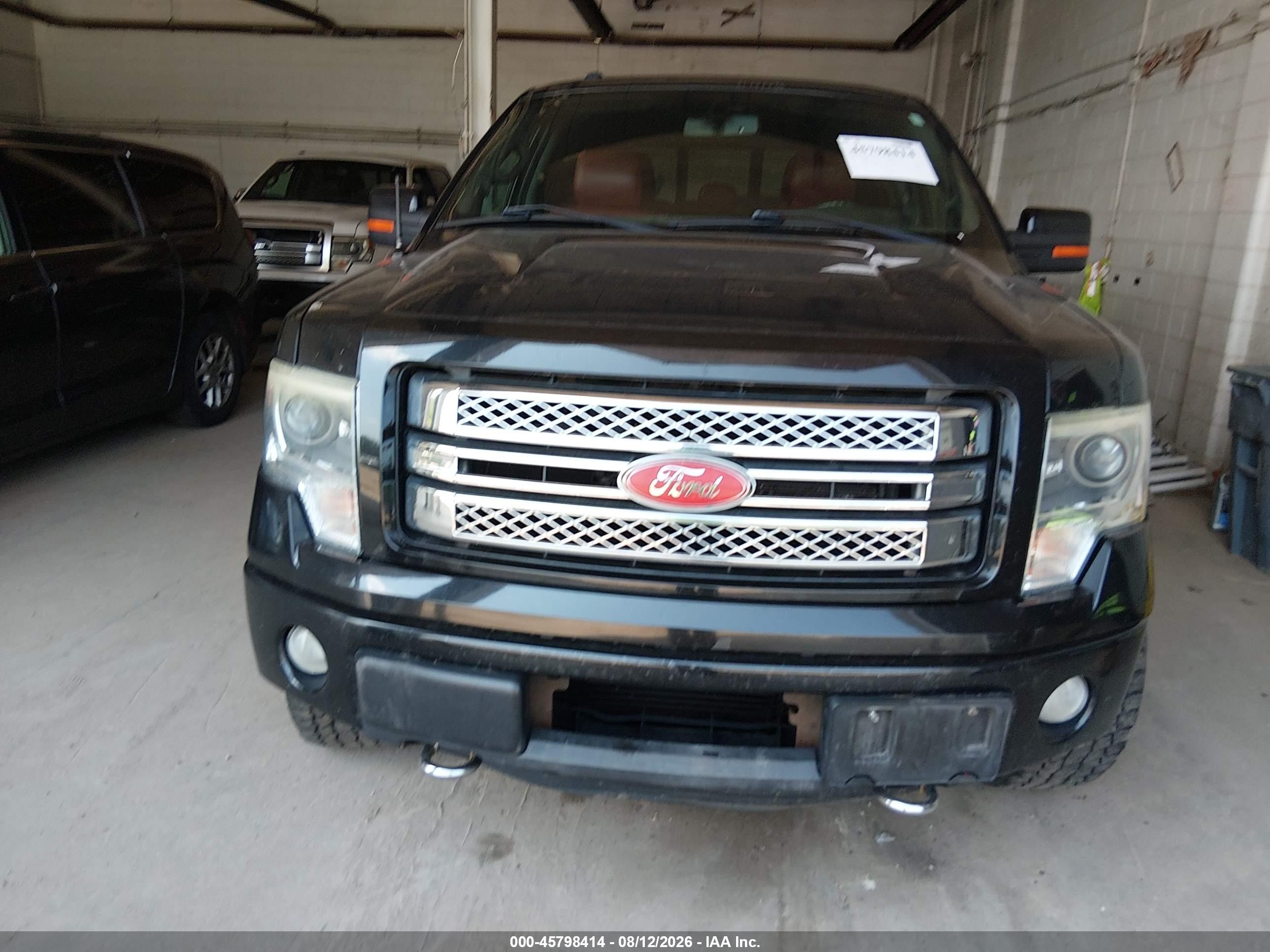 2013 Ford F-150 Limited Black vin: 1FTFW1ET6DFB87300