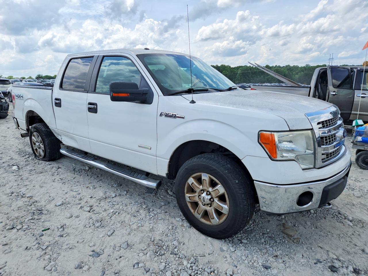 2013 Ford F150 Supercrew Белый vin: 1FTFW1ET6DFC17637