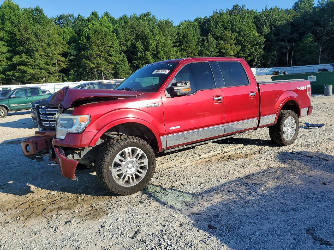 2013 Ford F150 Supercrew Burgundy vin: 1FTFW1ET6DFC27567