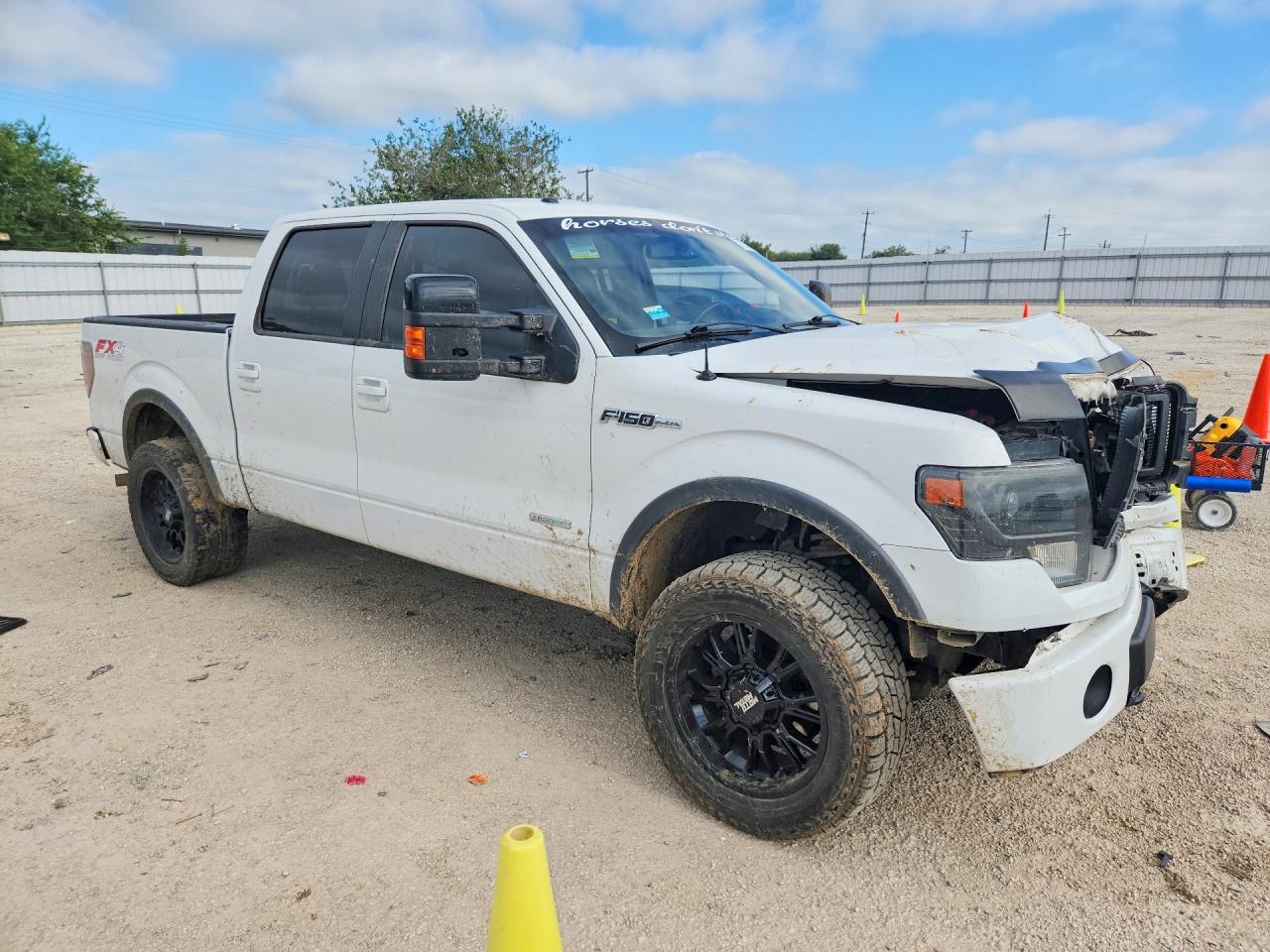 2013 Ford F150 Supercrew White vin: 1FTFW1ET6DFC59967