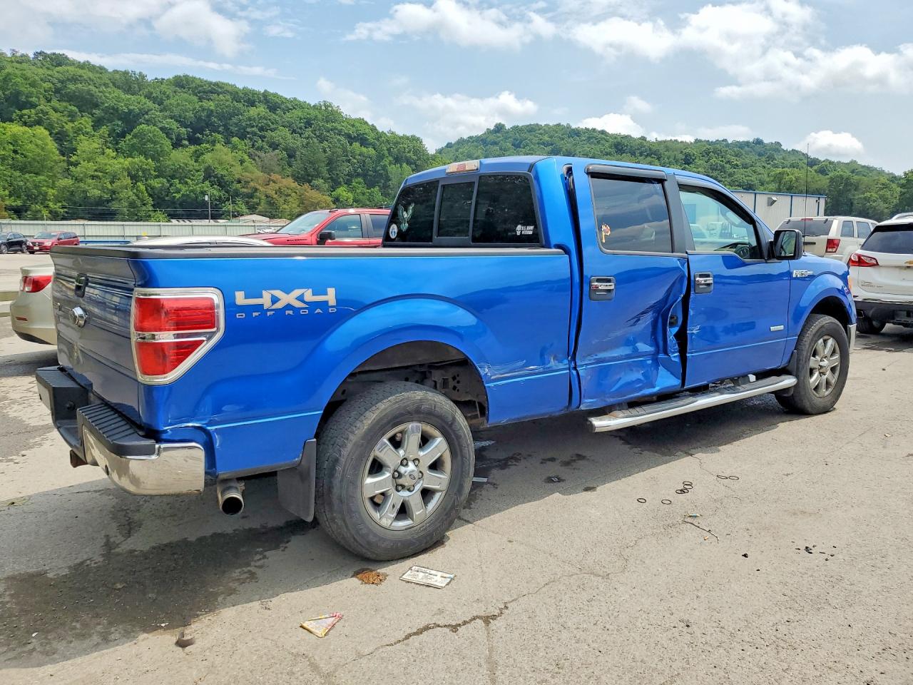 2013 Ford F150 Supercrew Blue vin: 1FTFW1ET6DFC63307