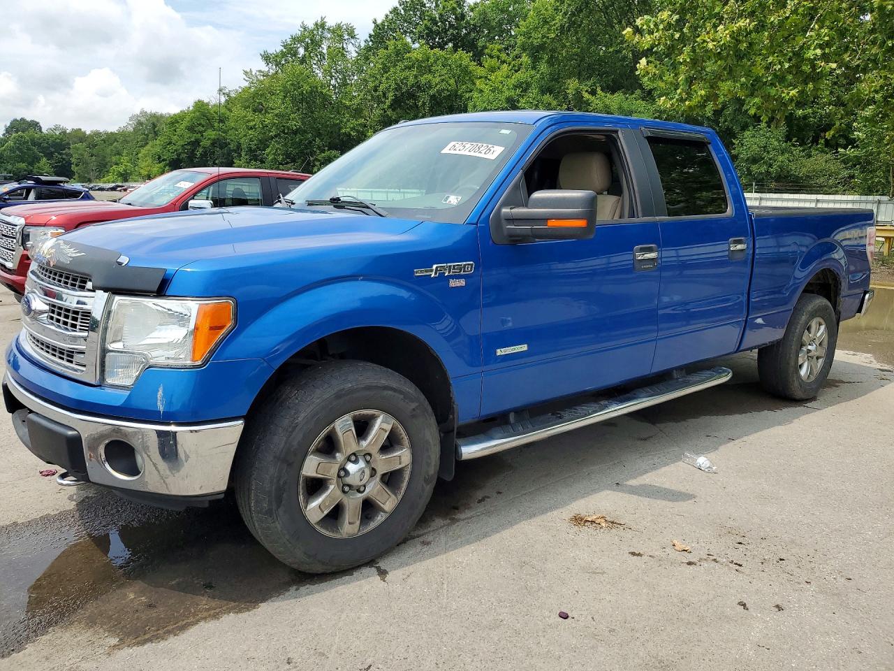 2013 Ford F150 Supercrew Blue vin: 1FTFW1ET6DFC63307
