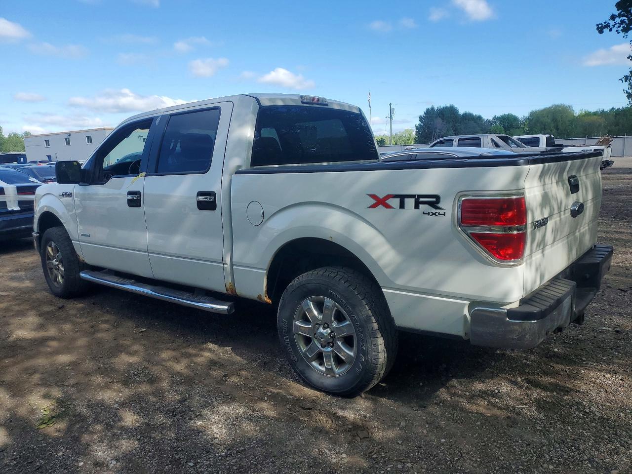 2013 Ford F150 Supercrew White vin: 1FTFW1ET6DFC82343