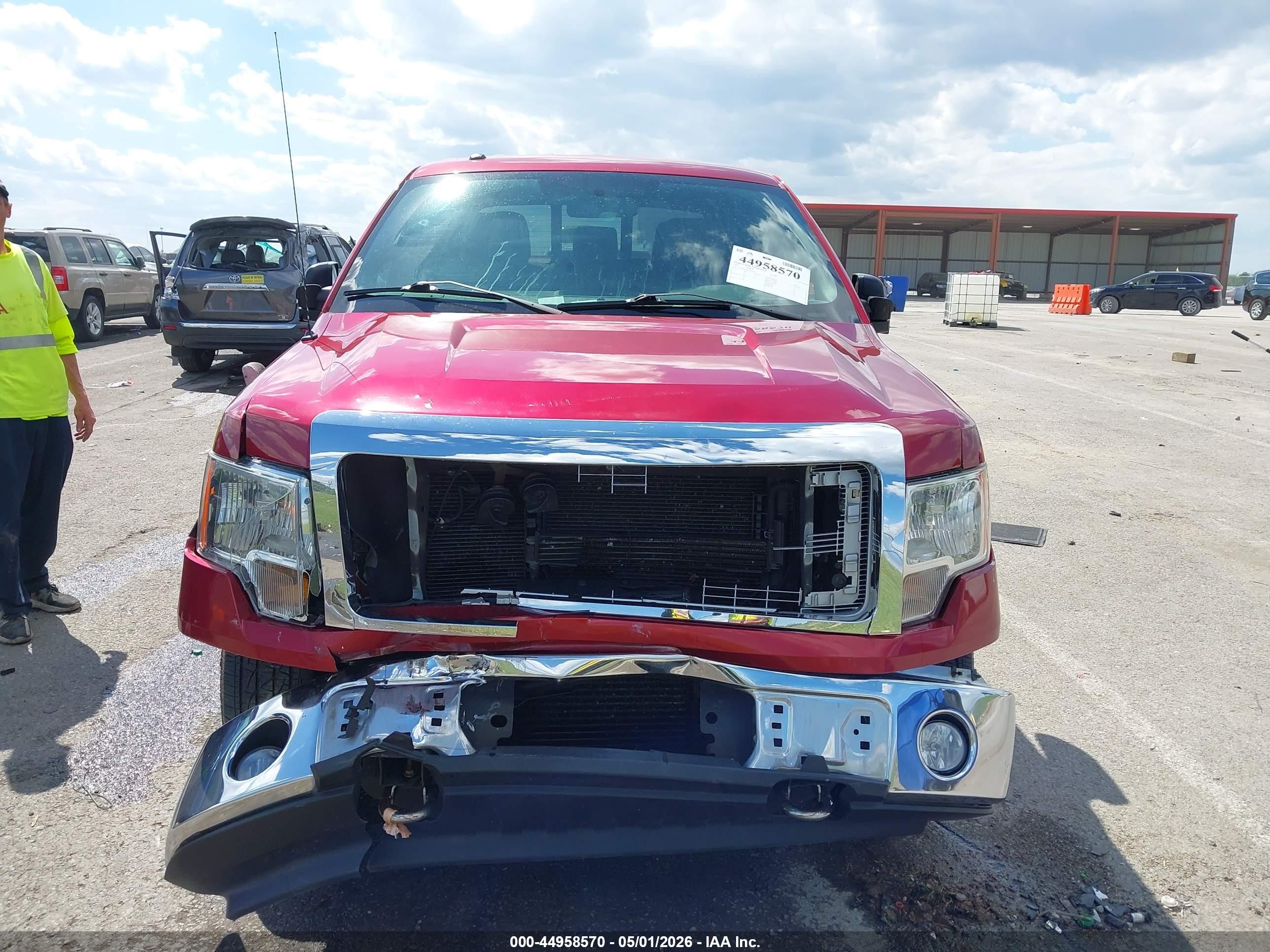 2013 Ford F-150 Xlt Red vin: 1FTFW1ET6DFD03420