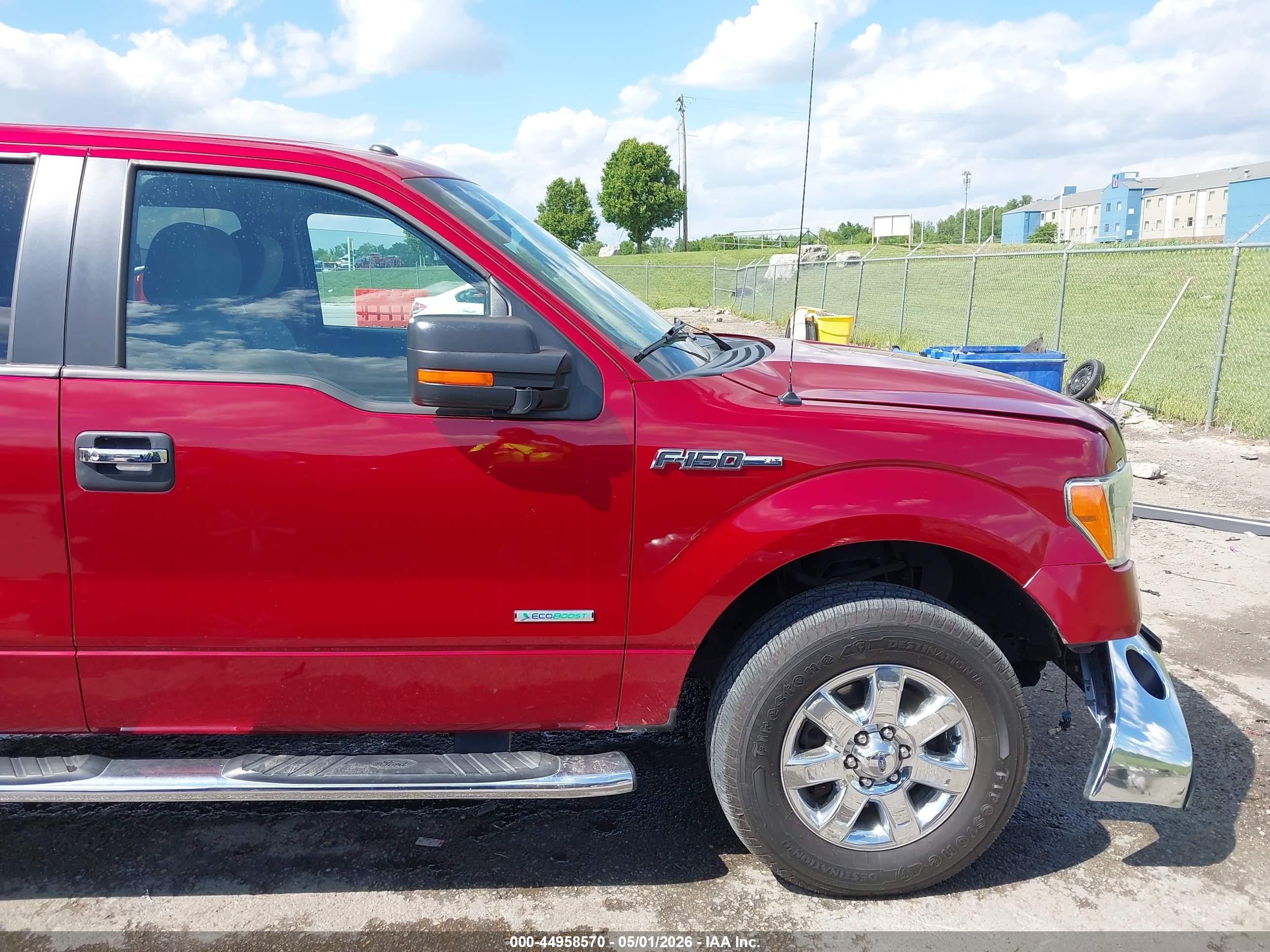 2013 Ford F-150 Xlt Red vin: 1FTFW1ET6DFD03420