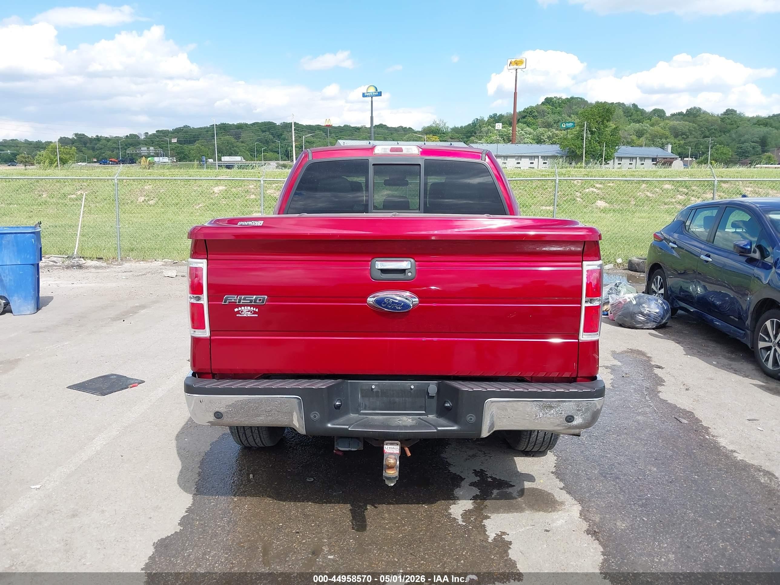 2013 Ford F-150 Xlt Red vin: 1FTFW1ET6DFD03420