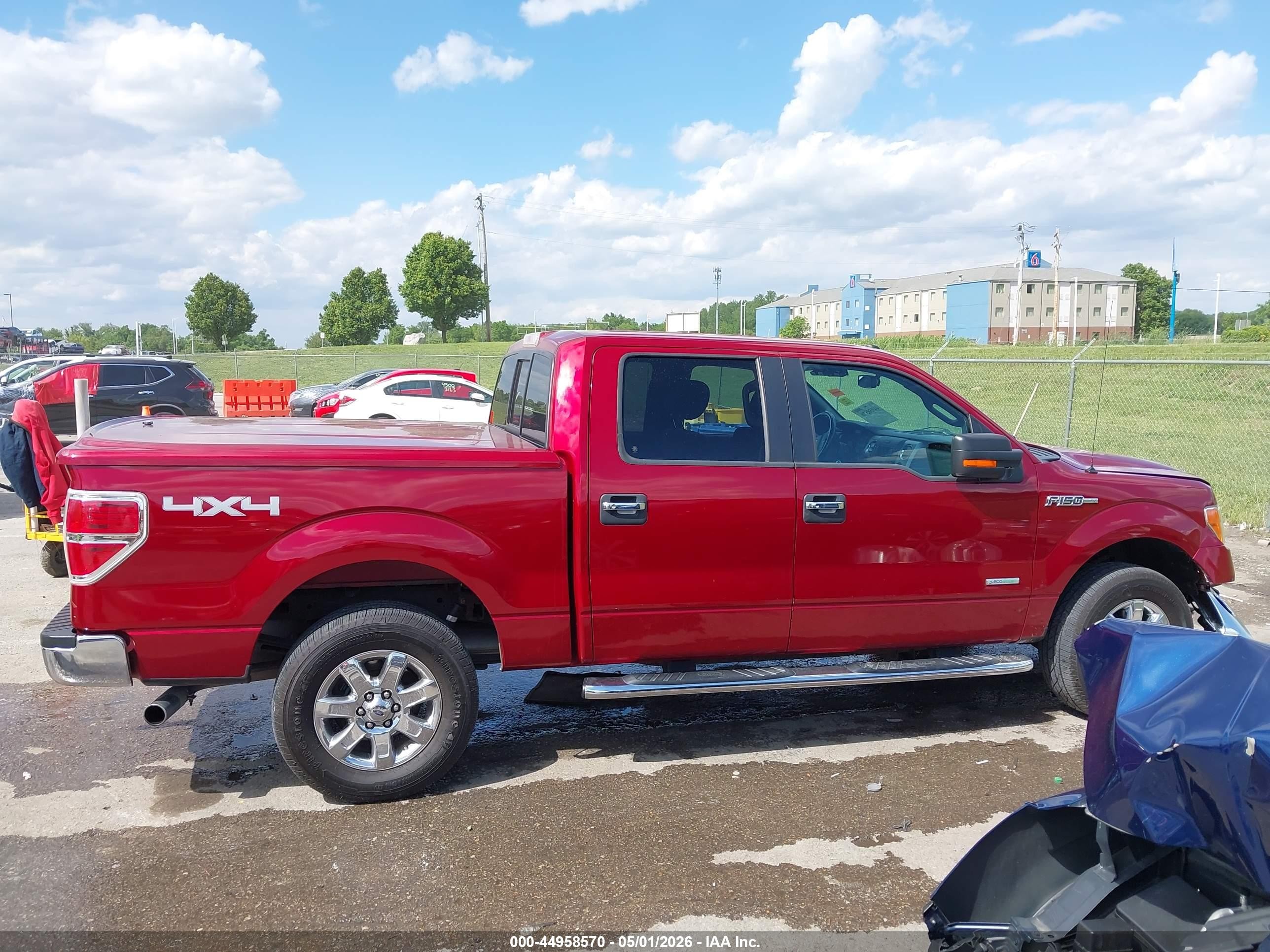 2013 Ford F-150 Xlt Red vin: 1FTFW1ET6DFD03420