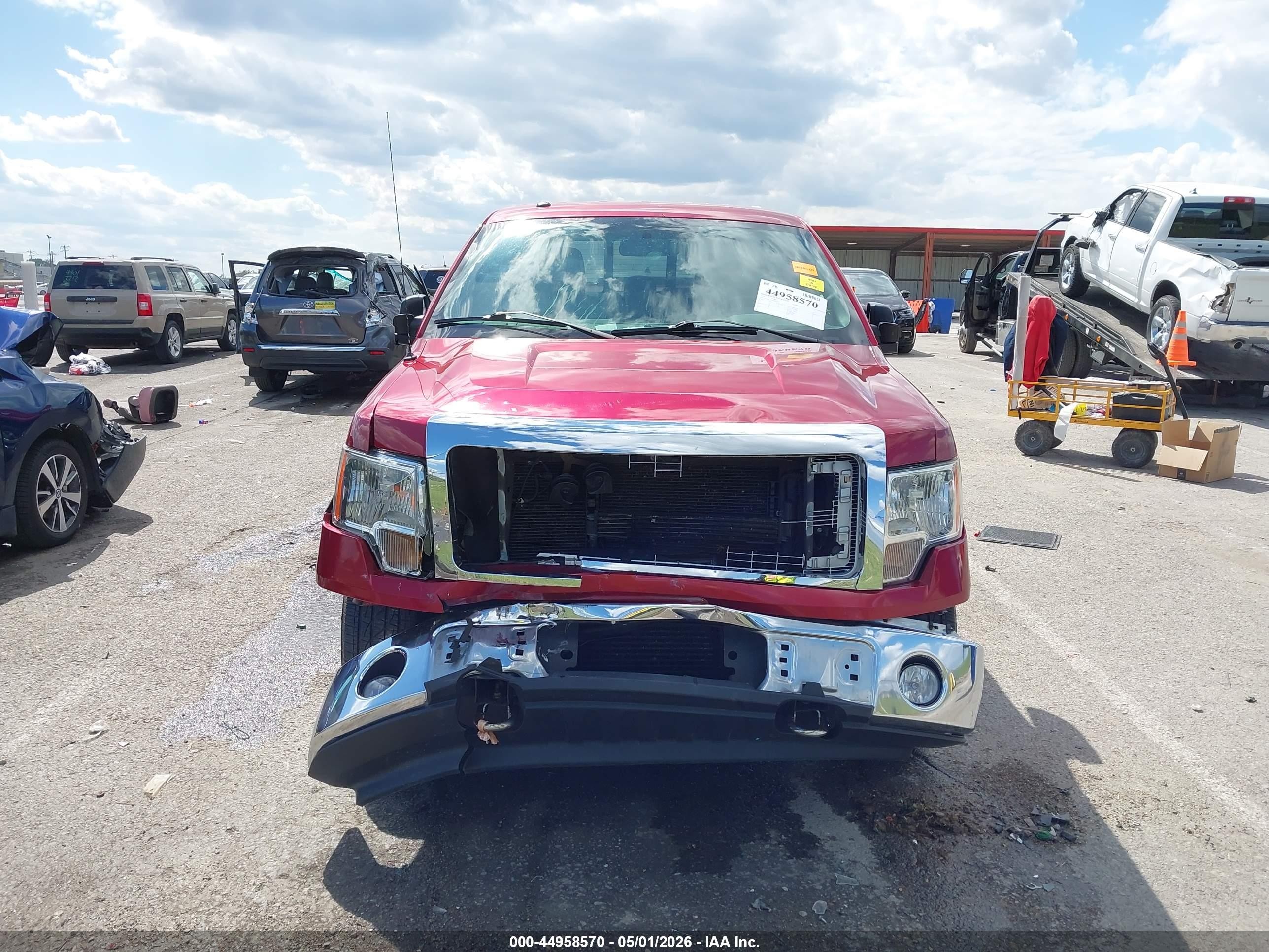 2013 Ford F-150 Xlt Red vin: 1FTFW1ET6DFD03420