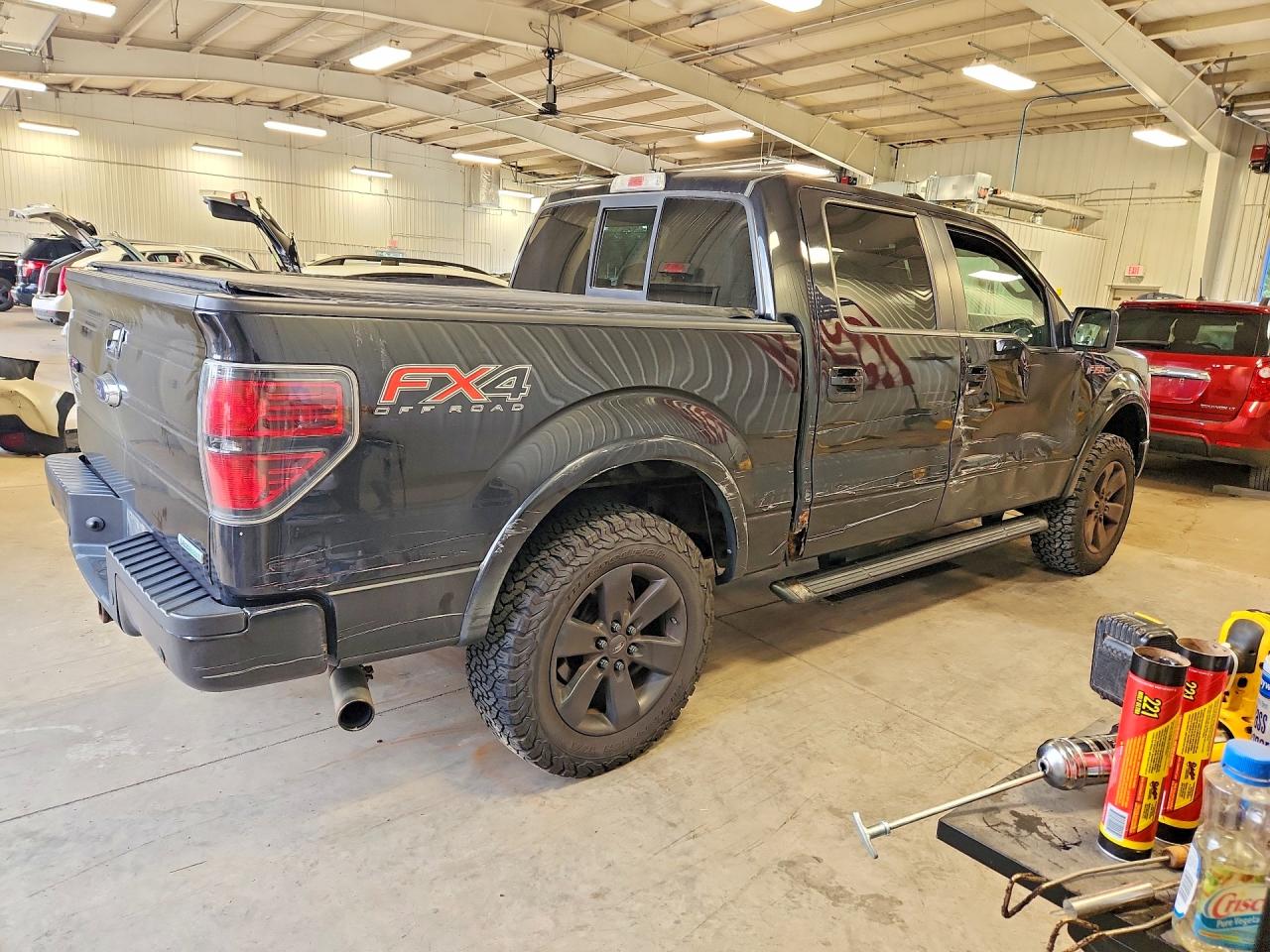2013 Ford F150 Supercrew Black vin: 1FTFW1ET6DFD56036