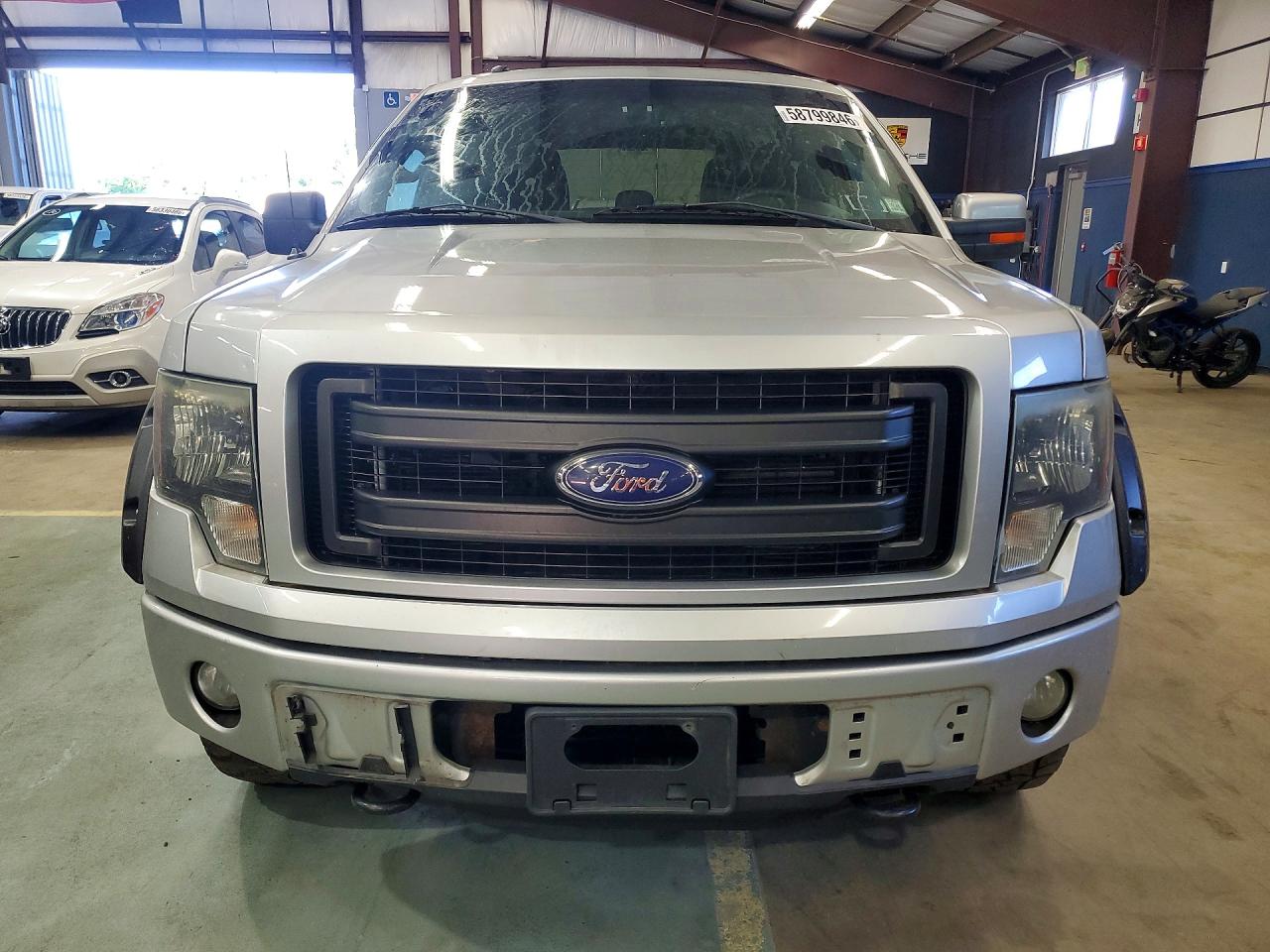 2013 Ford F150 Supercrew Серебряный vin: 1FTFW1ET6DFD57171