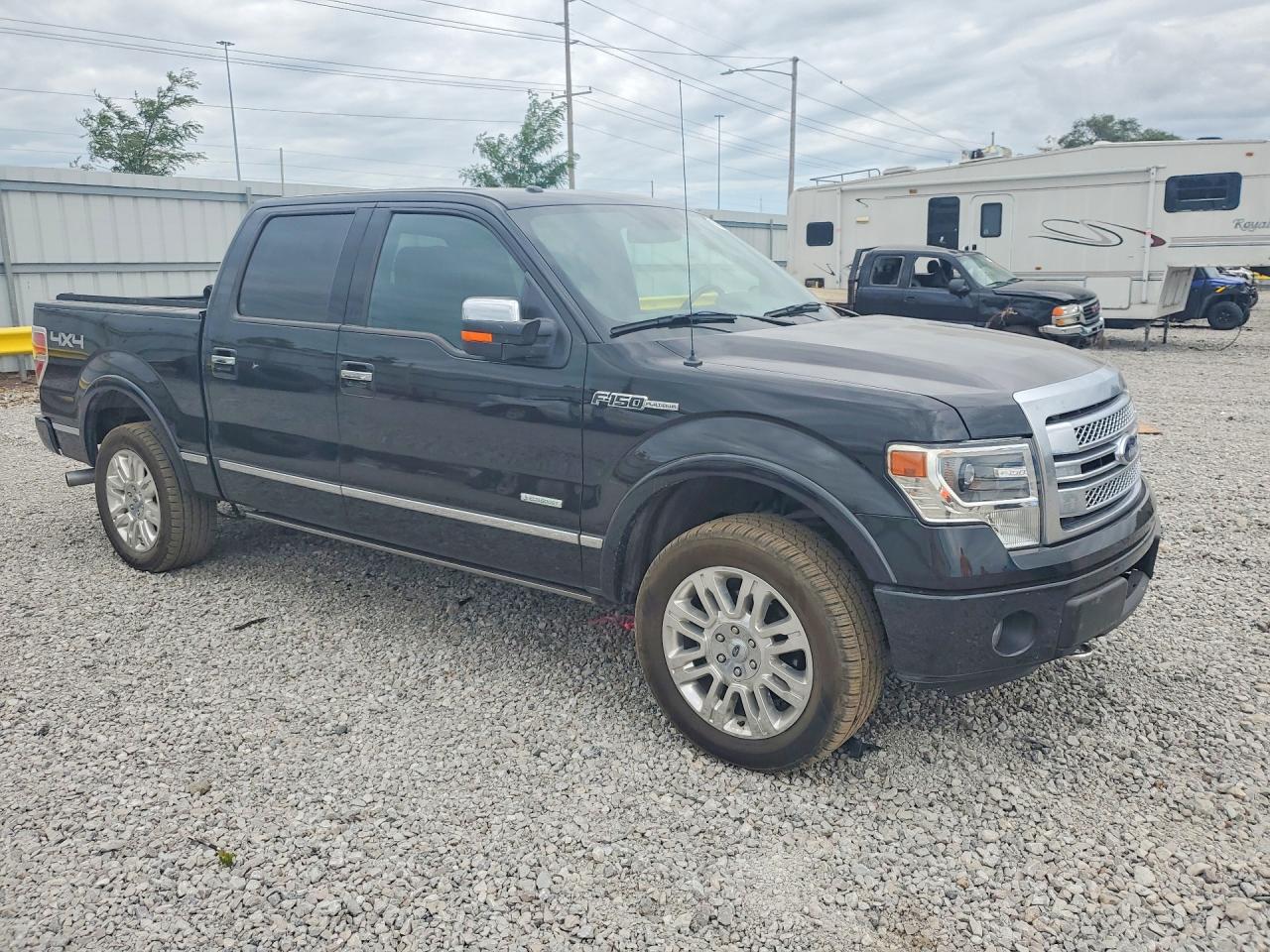 2013 Ford F150 Supercrew Black vin: 1FTFW1ET6DFD68266