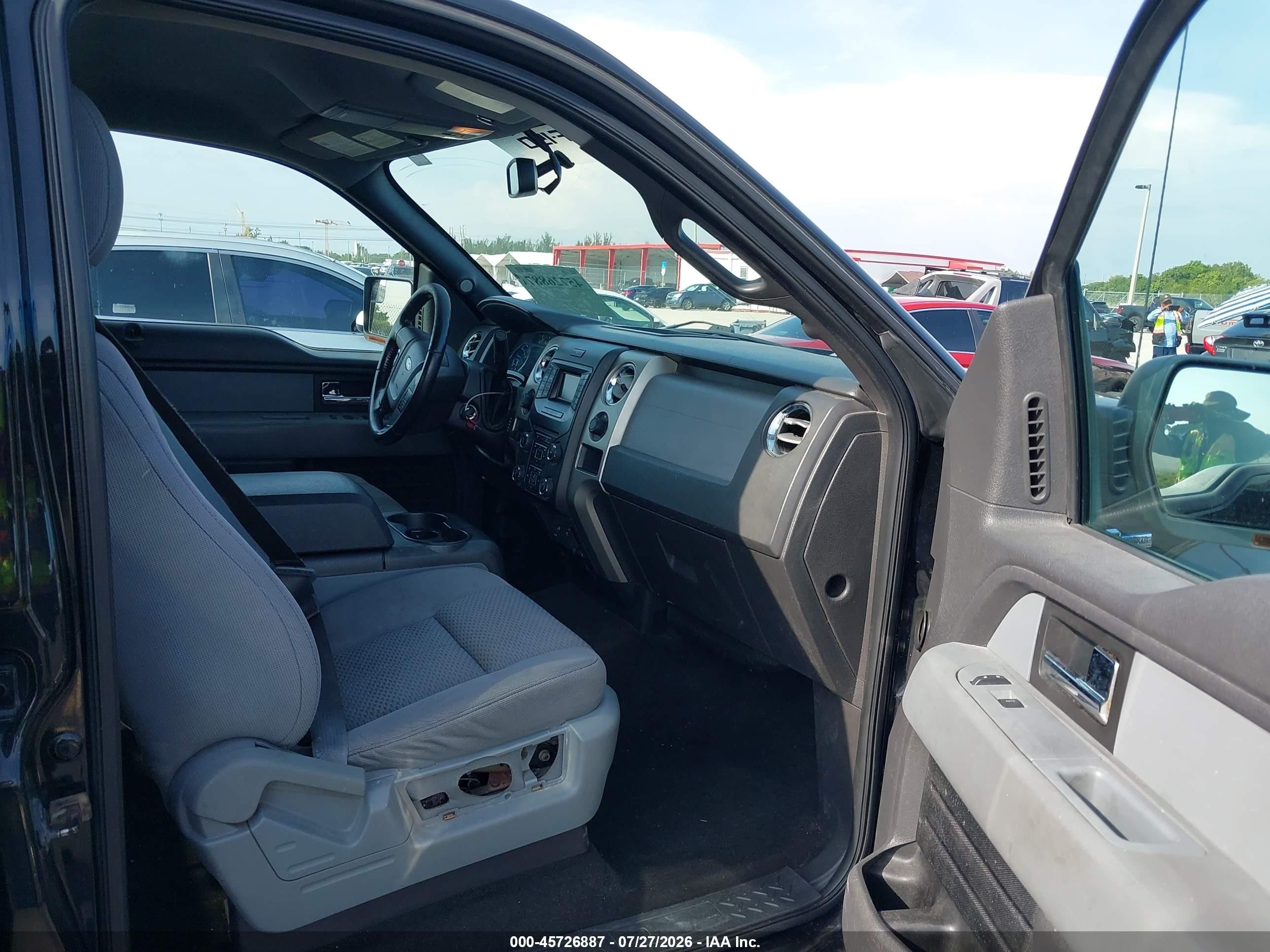 2013 Ford F-150 Xlt Black vin: 1FTFW1ET6DFD78098