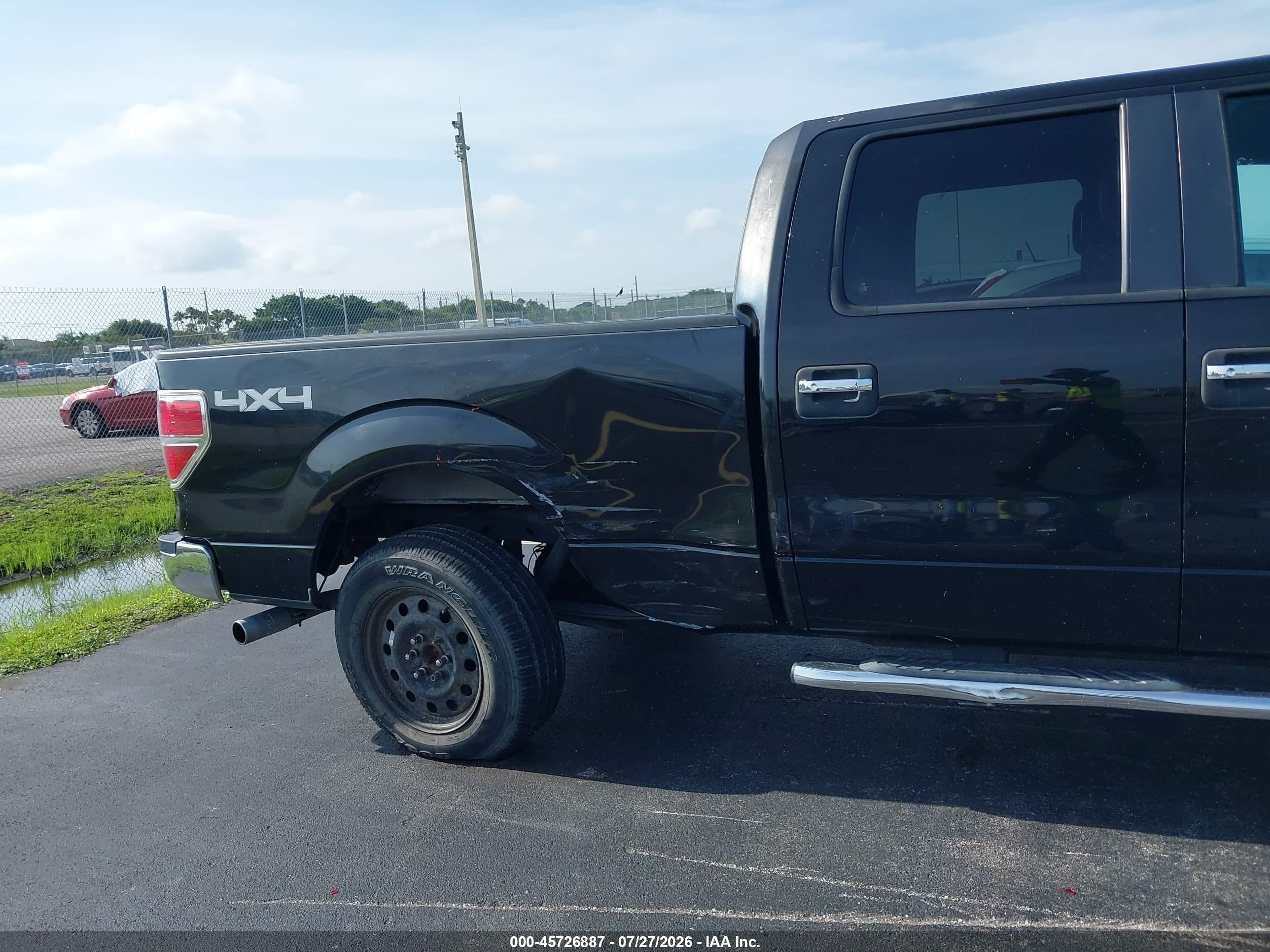 2013 Ford F-150 Xlt Black vin: 1FTFW1ET6DFD78098