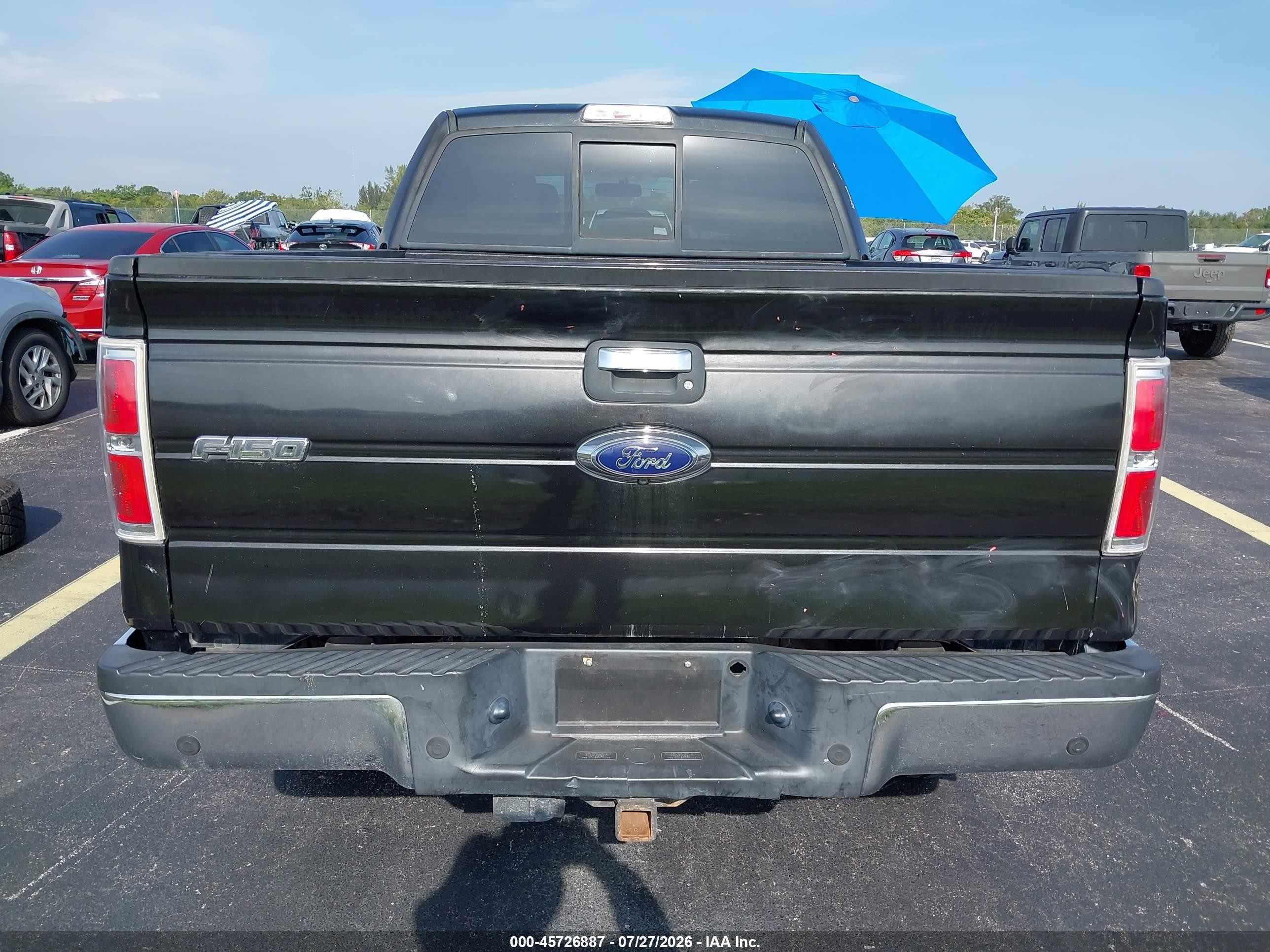 2013 Ford F-150 Xlt Black vin: 1FTFW1ET6DFD78098
