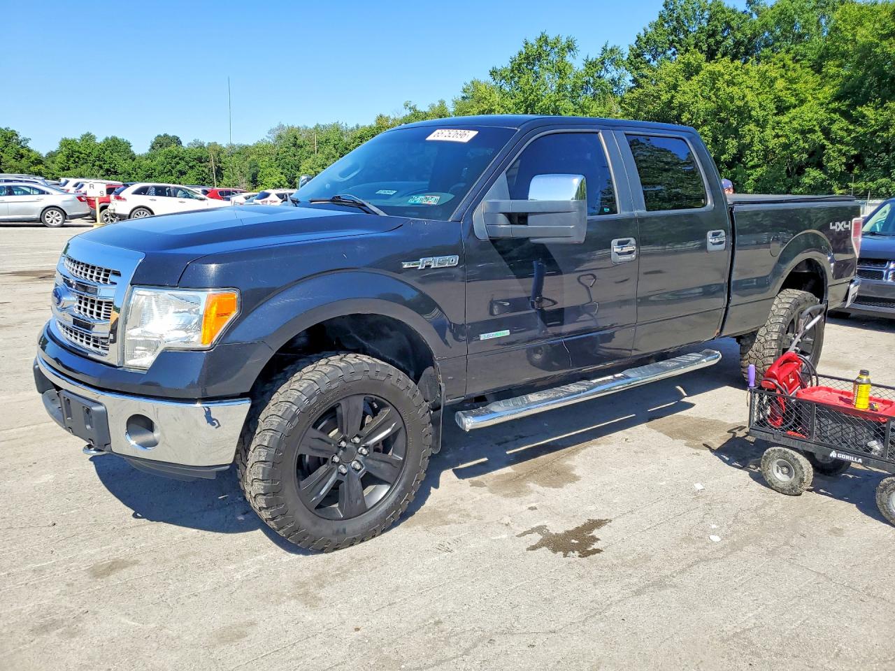 2013 Ford F150 Supercrew Black vin: 1FTFW1ET6DFD89182