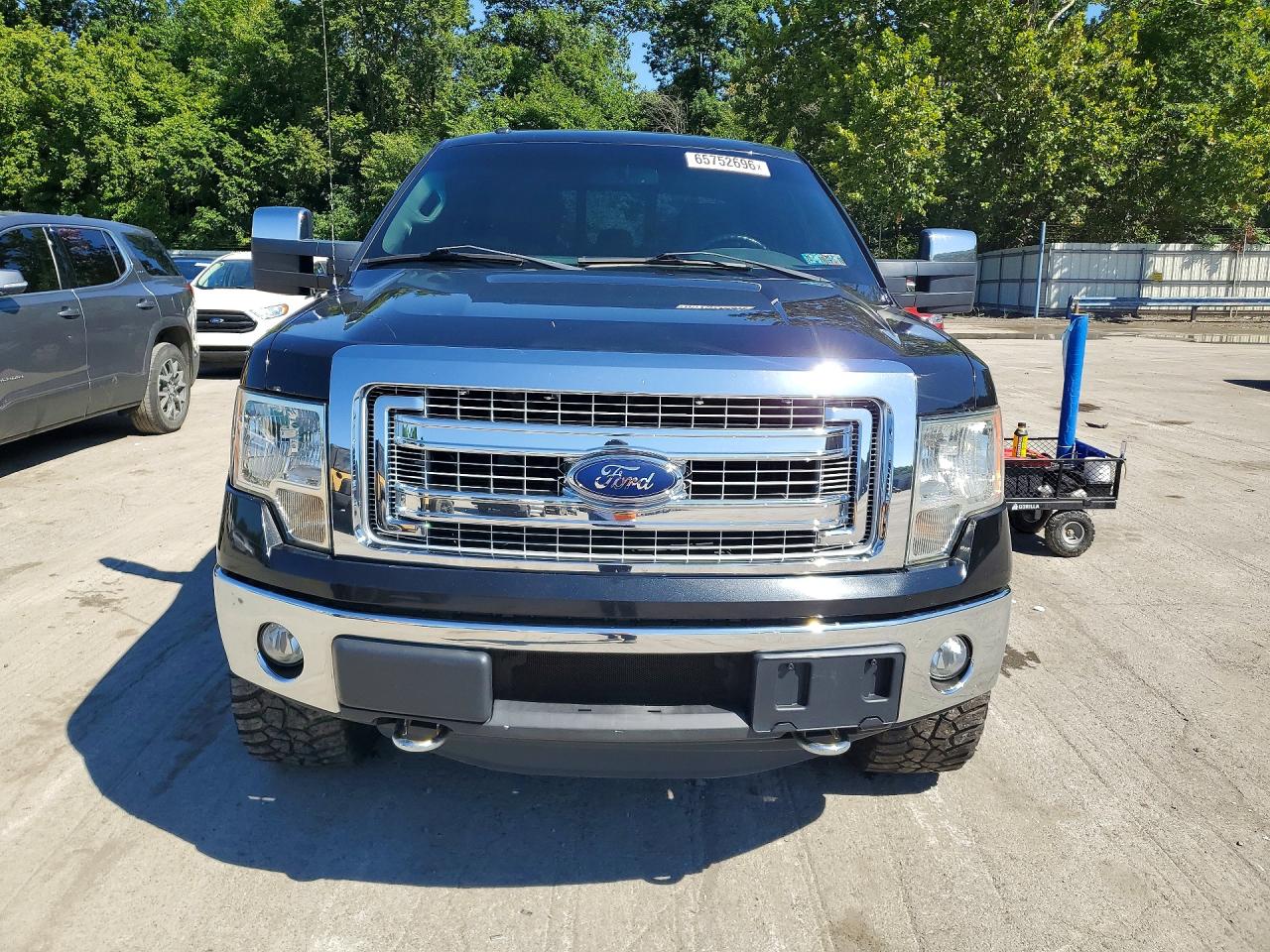 2013 Ford F150 Supercrew Black vin: 1FTFW1ET6DFD89182