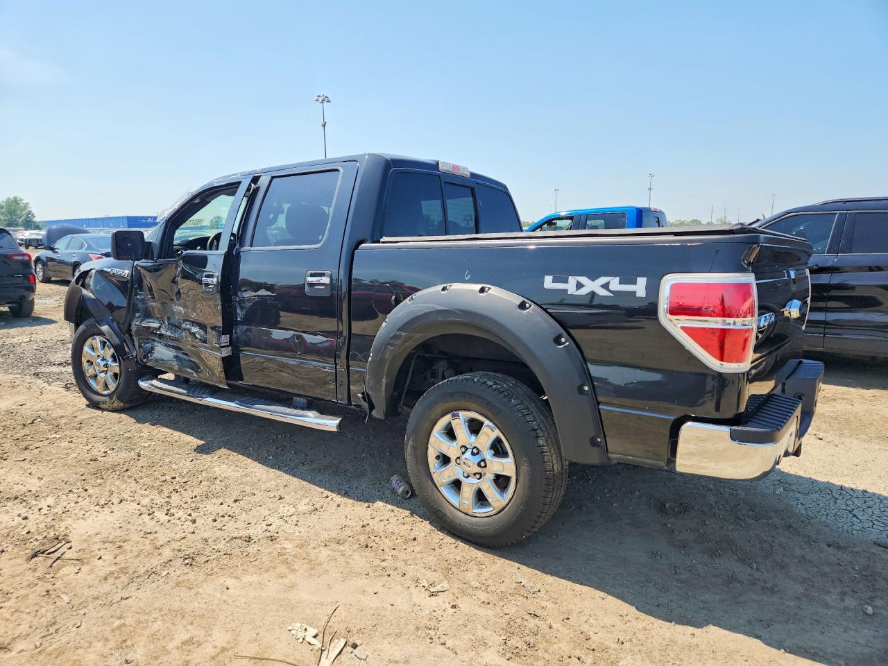 2013 Ford F150 Supercrew Black vin: 1FTFW1ET6DFE00259