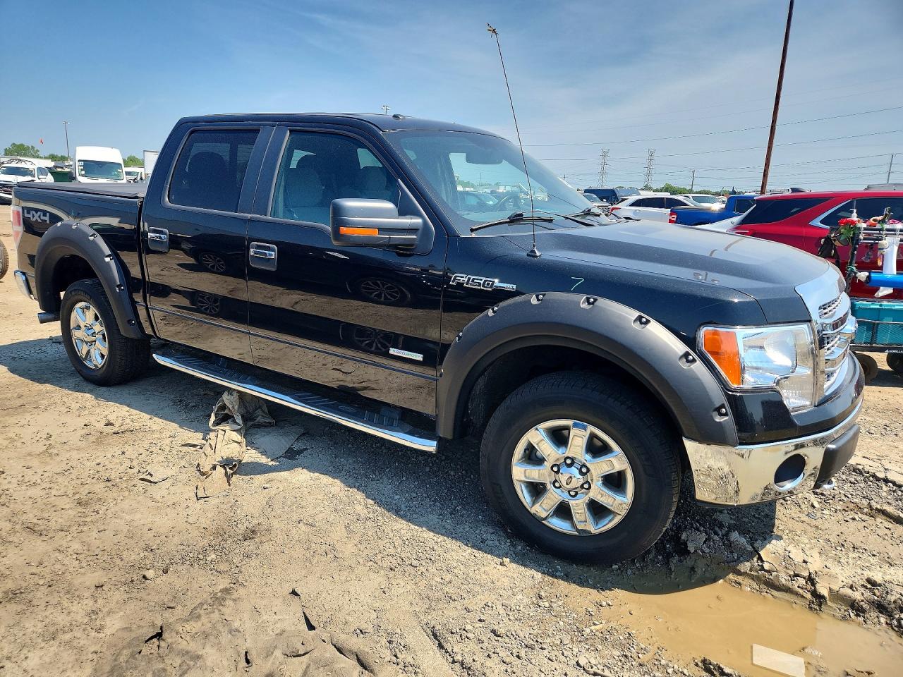 2013 Ford F150 Supercrew Black vin: 1FTFW1ET6DFE00259