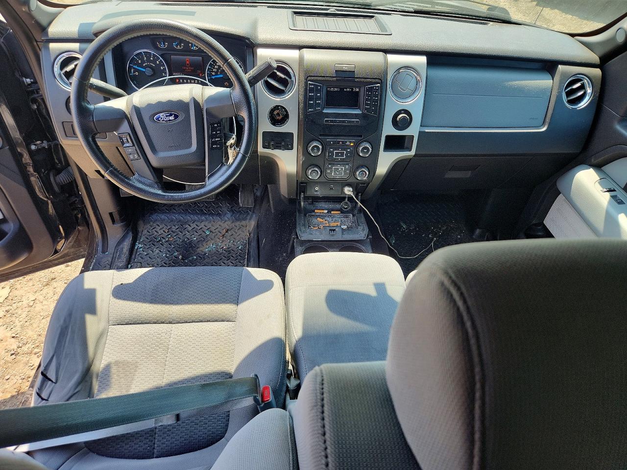 2013 Ford F150 Supercrew Black vin: 1FTFW1ET6DFE00259