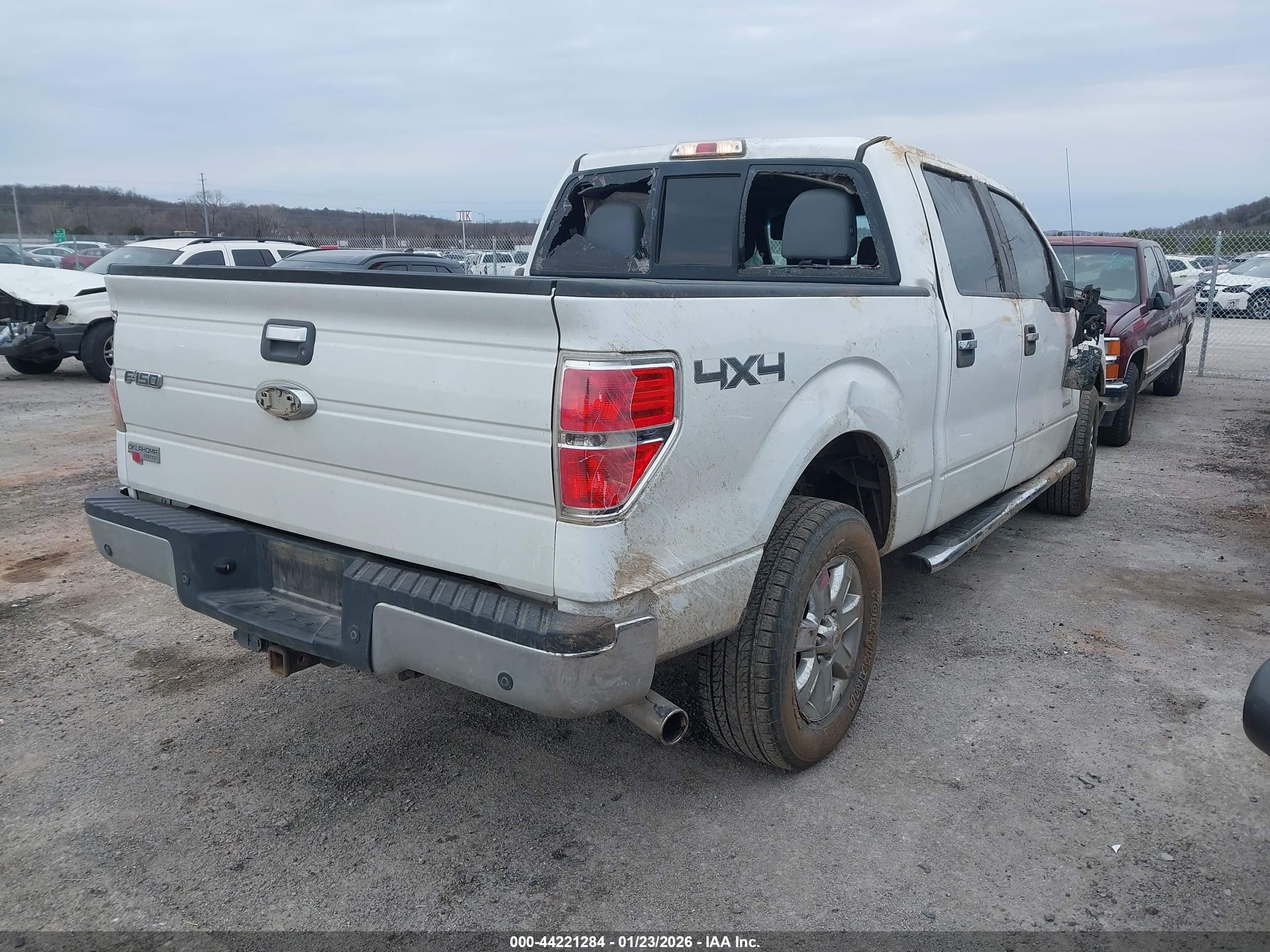 2013 Ford F-150 Xlt White vin: 1FTFW1ET6DKD41530