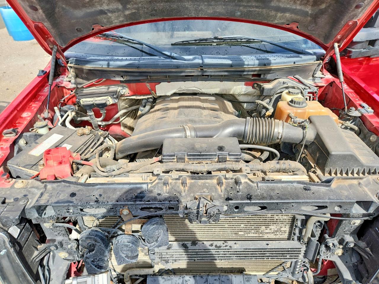 2013 Ford F150 Supercrew Red vin: 1FTFW1ET6DKD46291