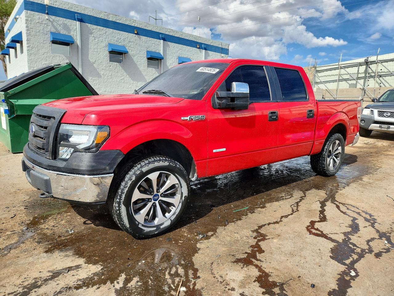 2013 Ford F150 Supercrew Red vin: 1FTFW1ET6DKD46291
