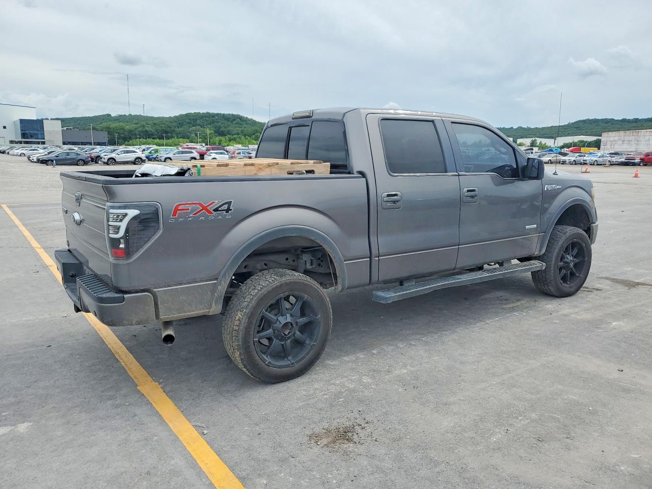 2013 Ford F150 Supercrew Gray vin: 1FTFW1ET6DKD47893