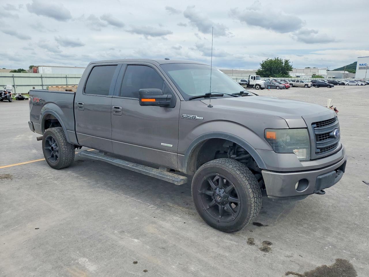 2013 Ford F150 Supercrew Gray vin: 1FTFW1ET6DKD47893