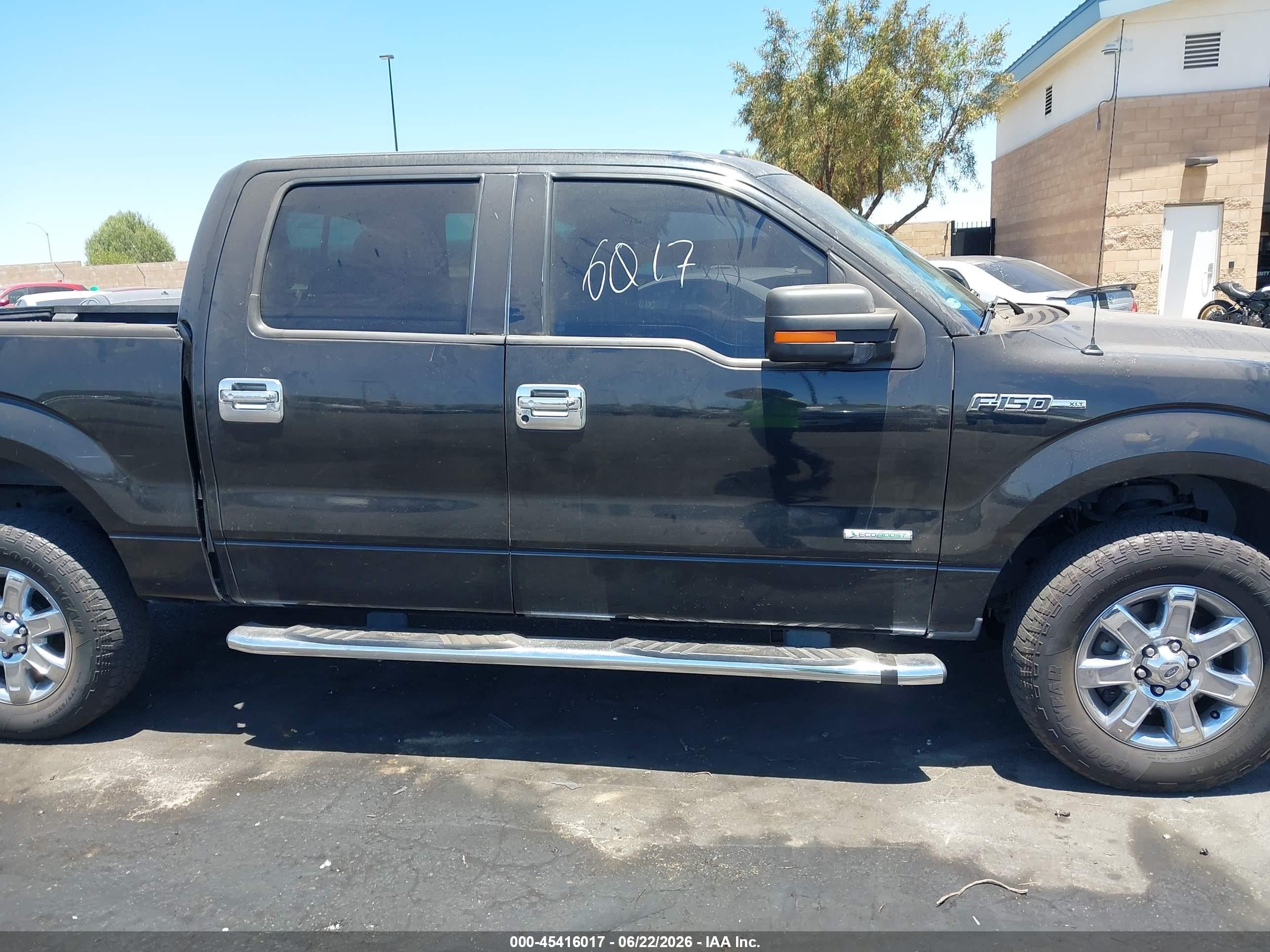 2013 Ford F-150 Fx4/king Ranch/lariat/limited/platinum/xl/xlt Black vin: 1FTFW1ET6DKD60935