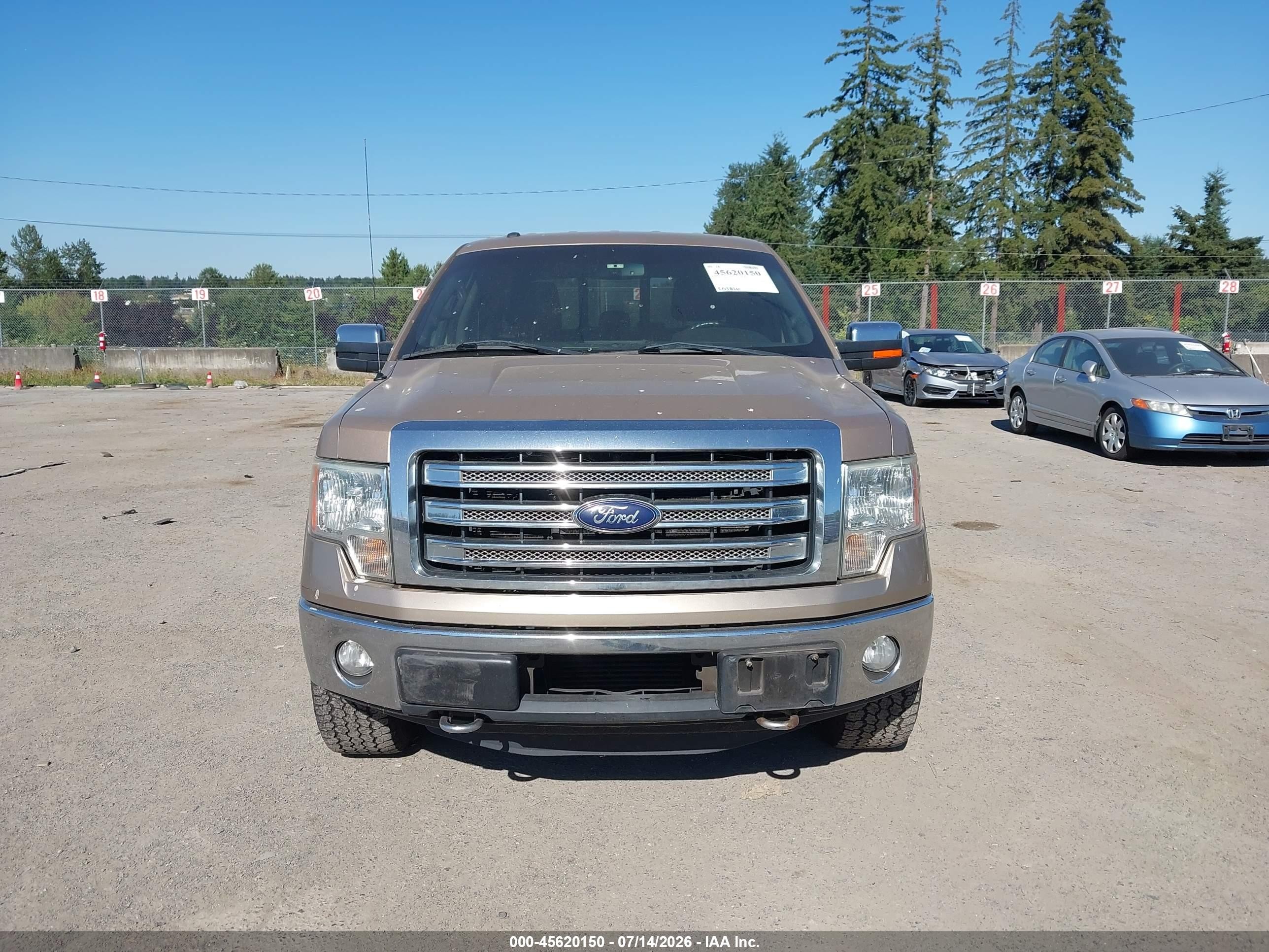2013 Ford F-150 Lariat Золотой vin: 1FTFW1ET6DKE05310
