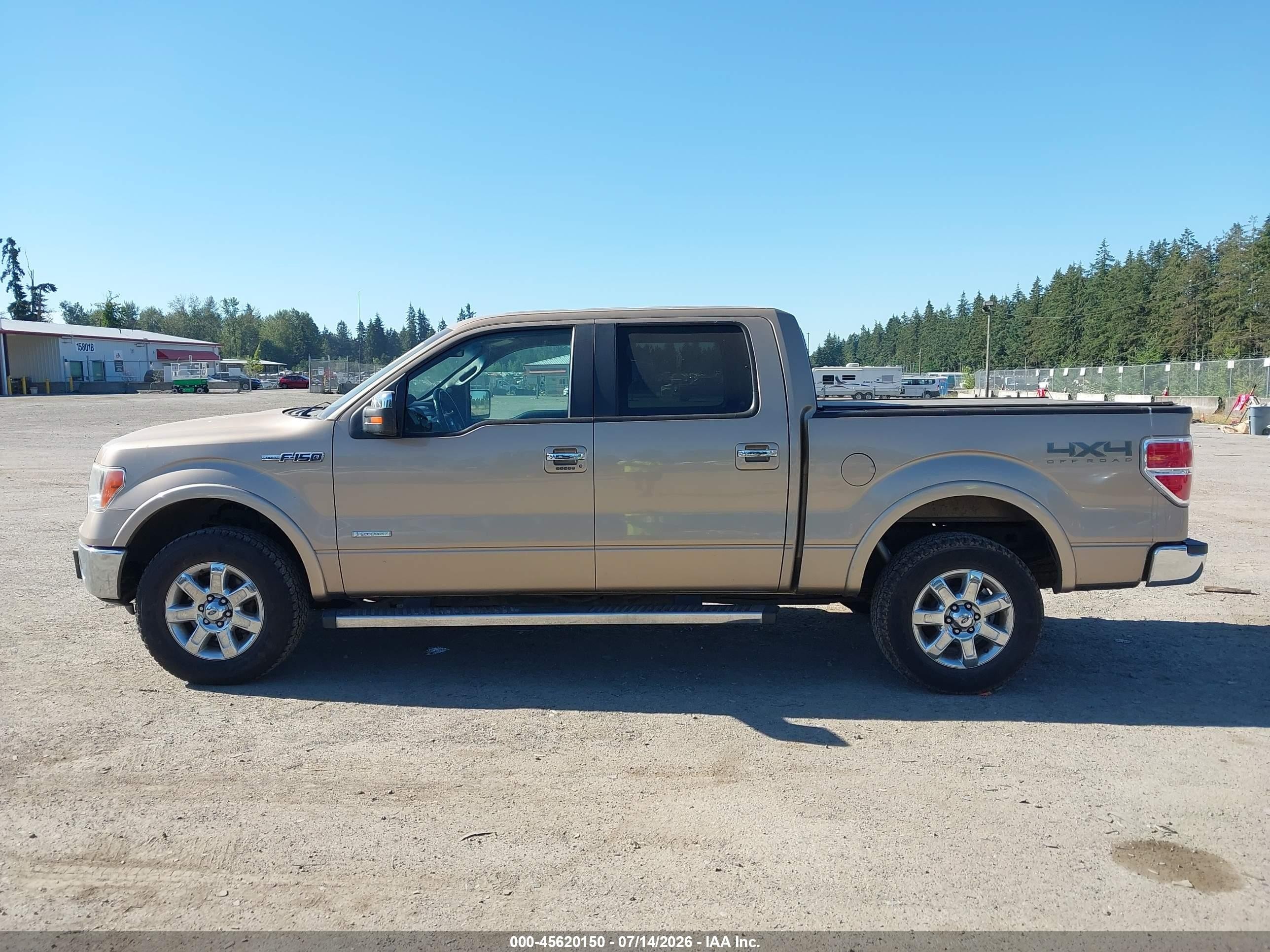 2013 Ford F-150 Lariat Золотой vin: 1FTFW1ET6DKE05310