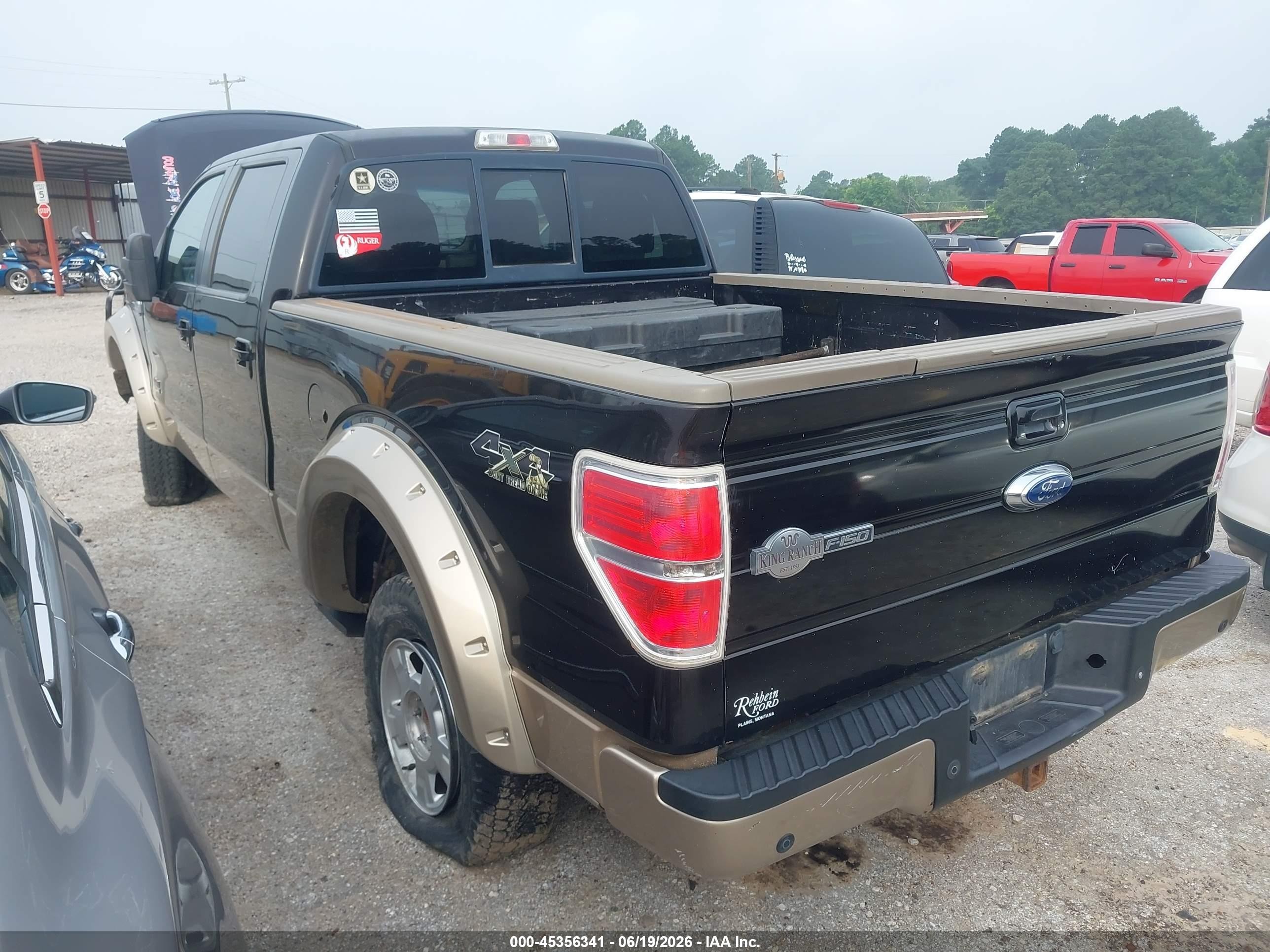 2013 Ford F-150 King Ranch Black vin: 1FTFW1ET6DKE05372