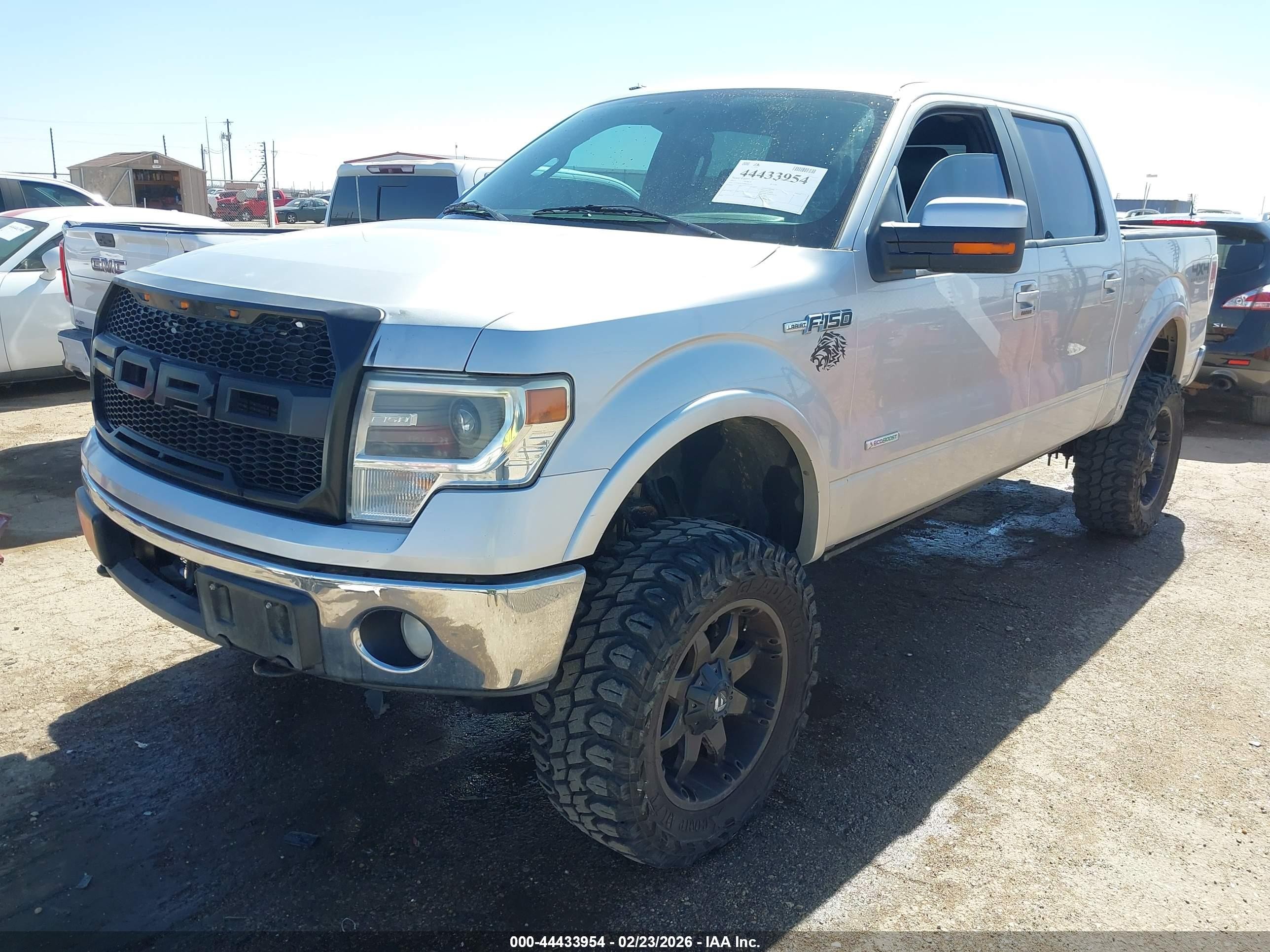 2013 Ford F-150 Lariat Серебряный vin: 1FTFW1ET6DKF65154