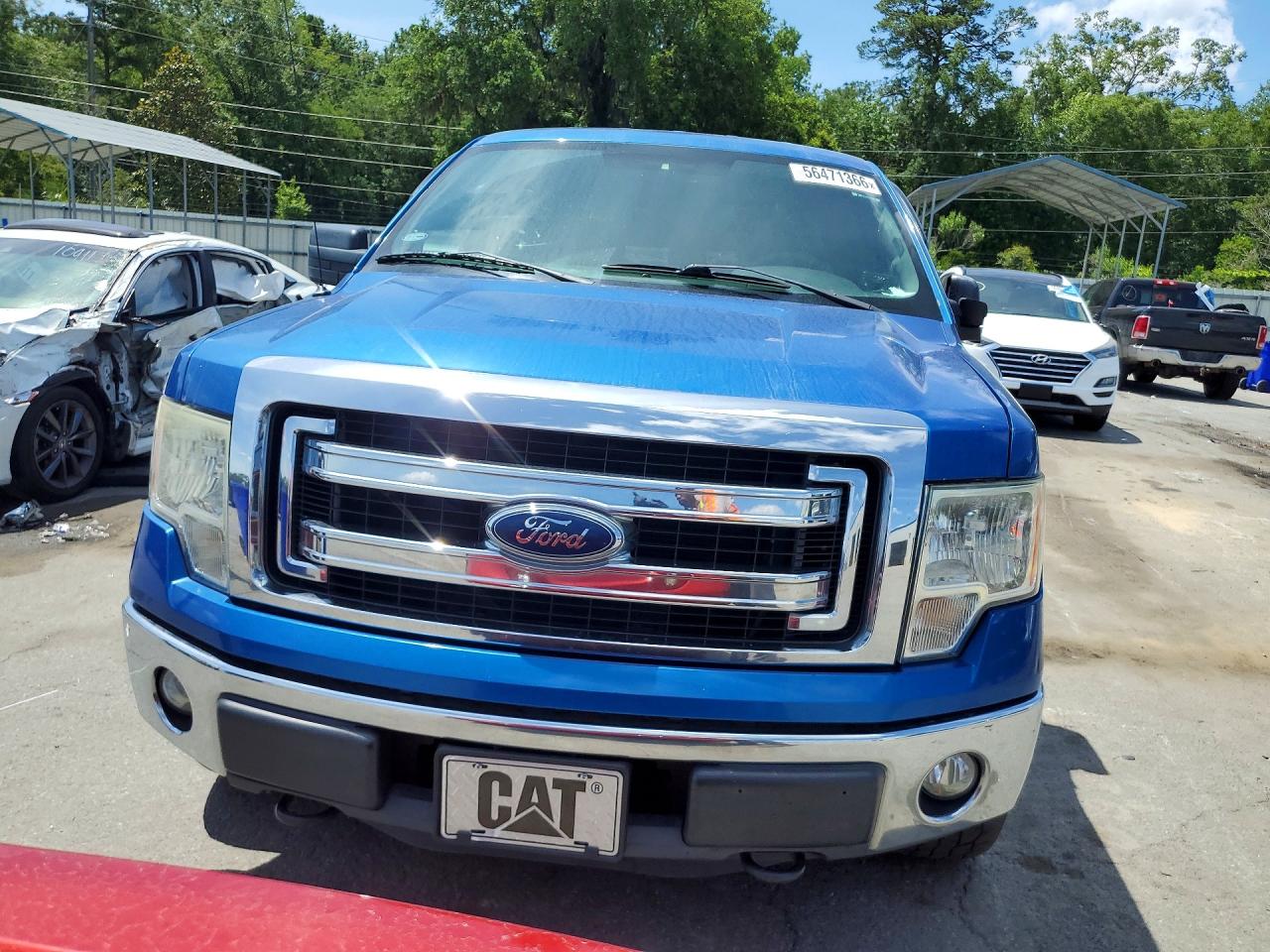 2013 Ford F150 Supercrew Blue vin: 1FTFW1ET6DKF74436