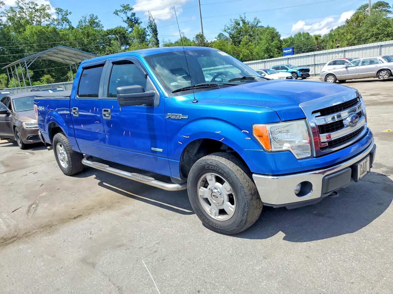 2013 Ford F150 Supercrew Blue vin: 1FTFW1ET6DKF74436