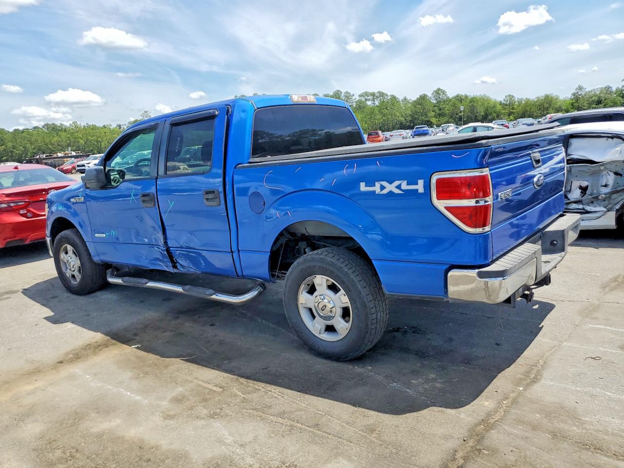 2013 Ford F150 Supercrew Blue vin: 1FTFW1ET6DKF74436