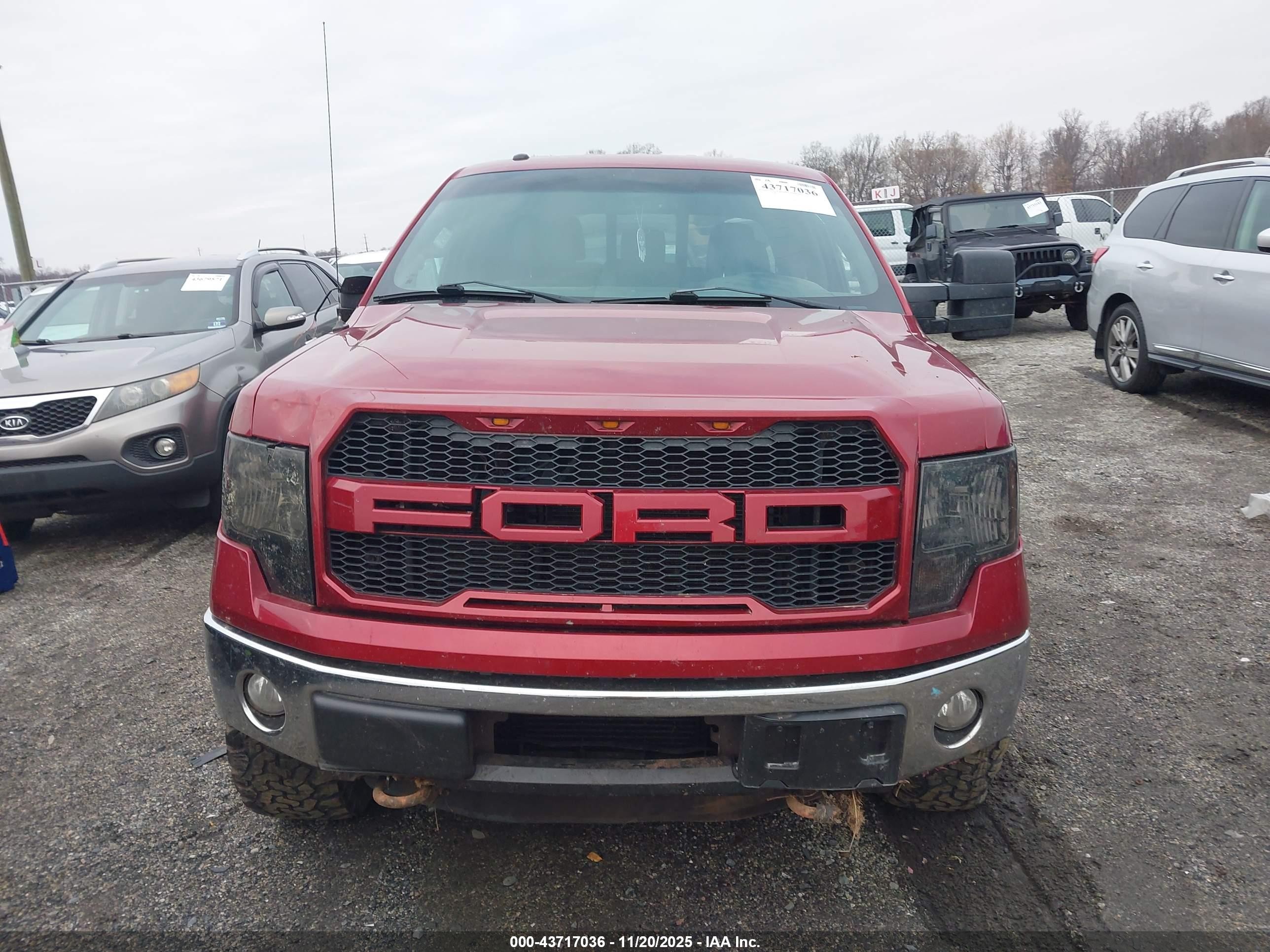 2013 Ford F-150 Xlt Red vin: 1FTFW1ET6DKG43786