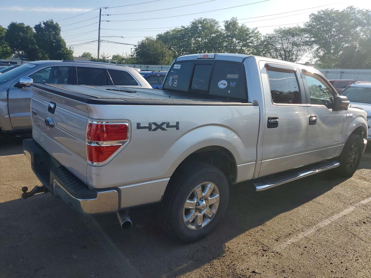 2013 Ford F150 Supercrew Silver vin: 1FTFW1ET6DKG44016
