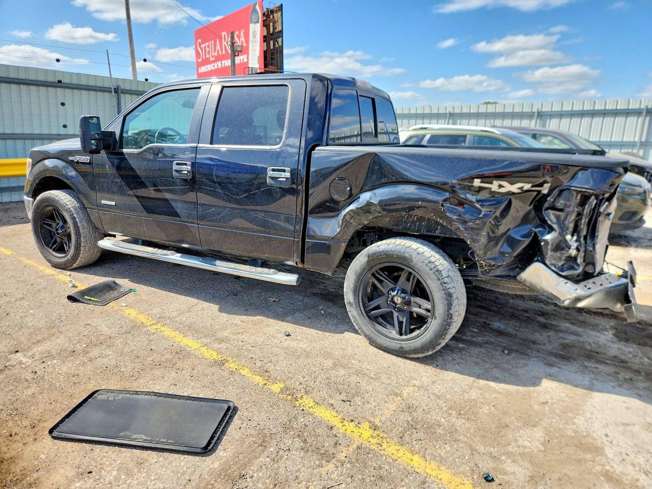 2014 Ford F150 Supercrew Black vin: 1FTFW1ET6EFA26303