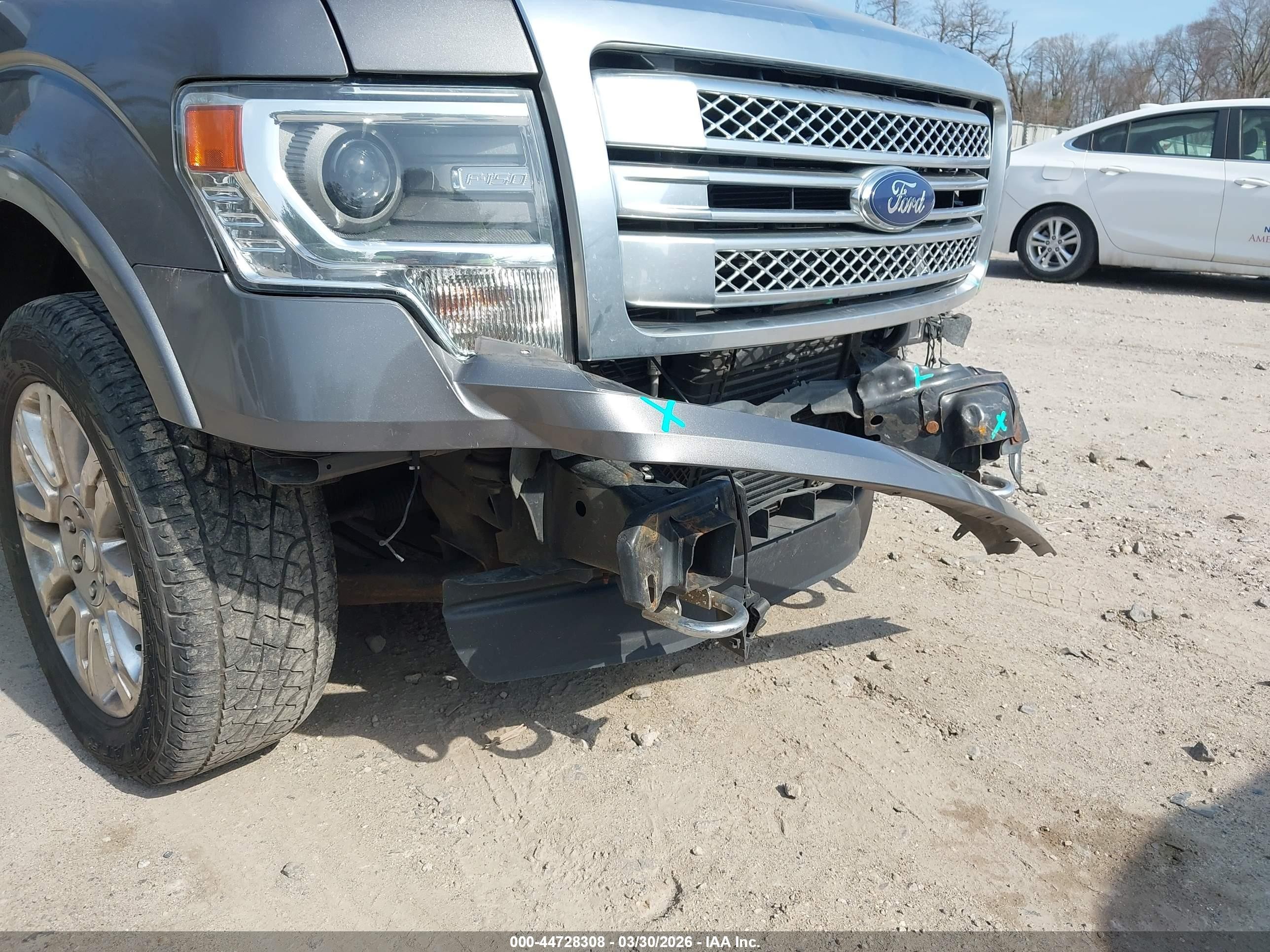 2014 Ford F-150 Platinum Gray vin: 1FTFW1ET6EFA49404