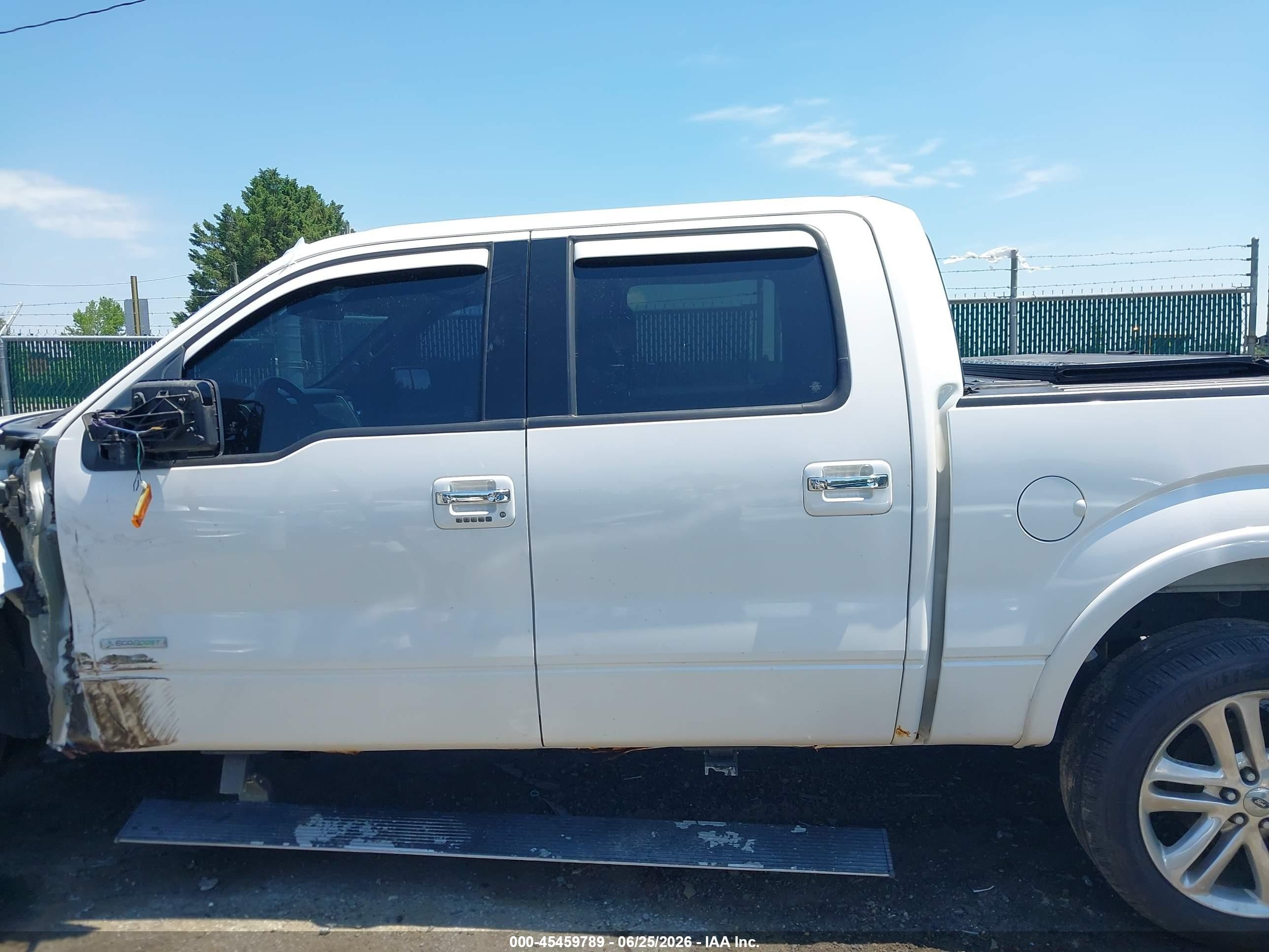 2014 Ford F-150 Fx4/king Ranch/lariat/limited/platinum/xl/xlt White vin: 1FTFW1ET6EFA52822