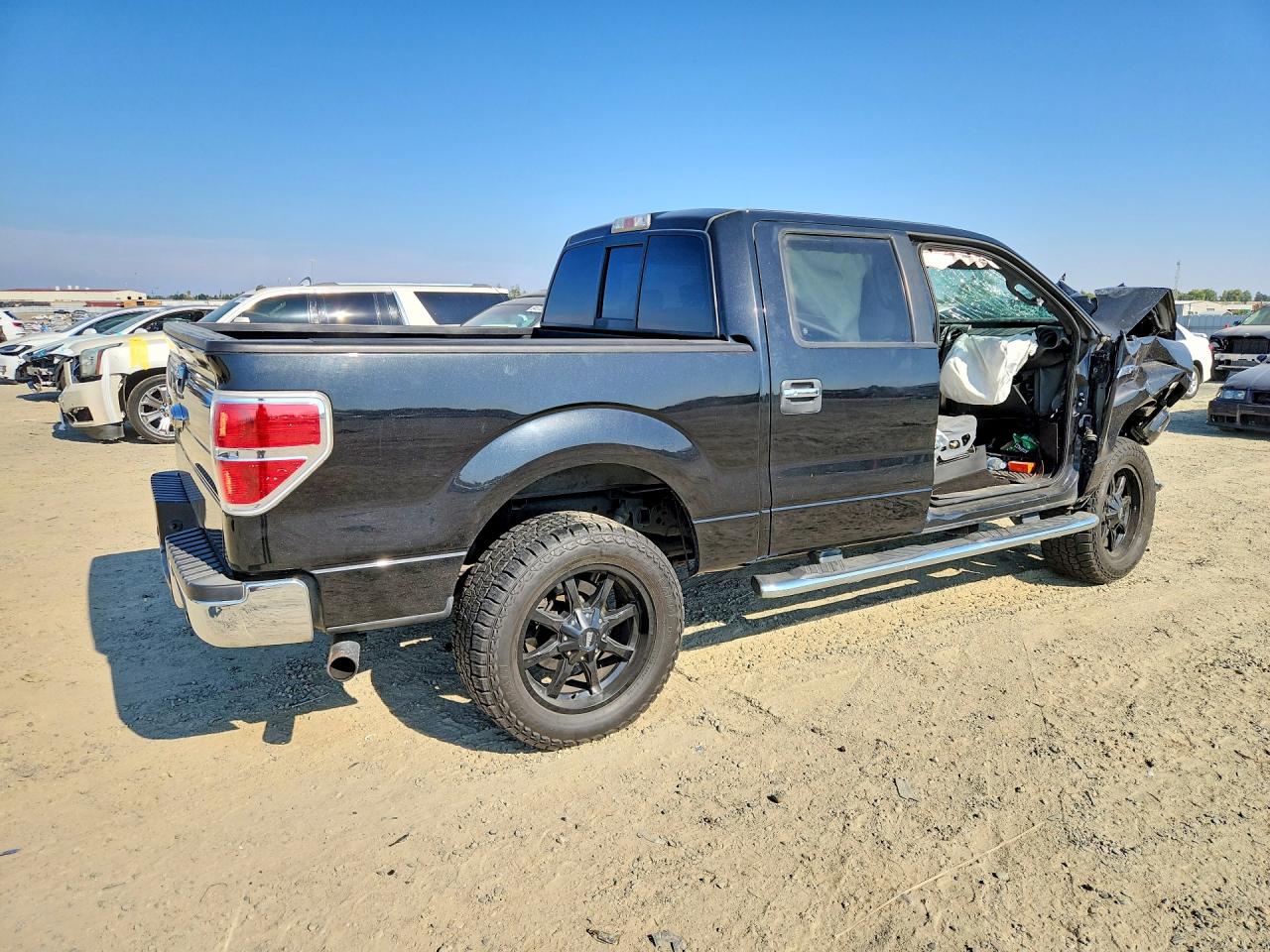 2014 Ford F150 Supercrew Black vin: 1FTFW1ET6EFA65117