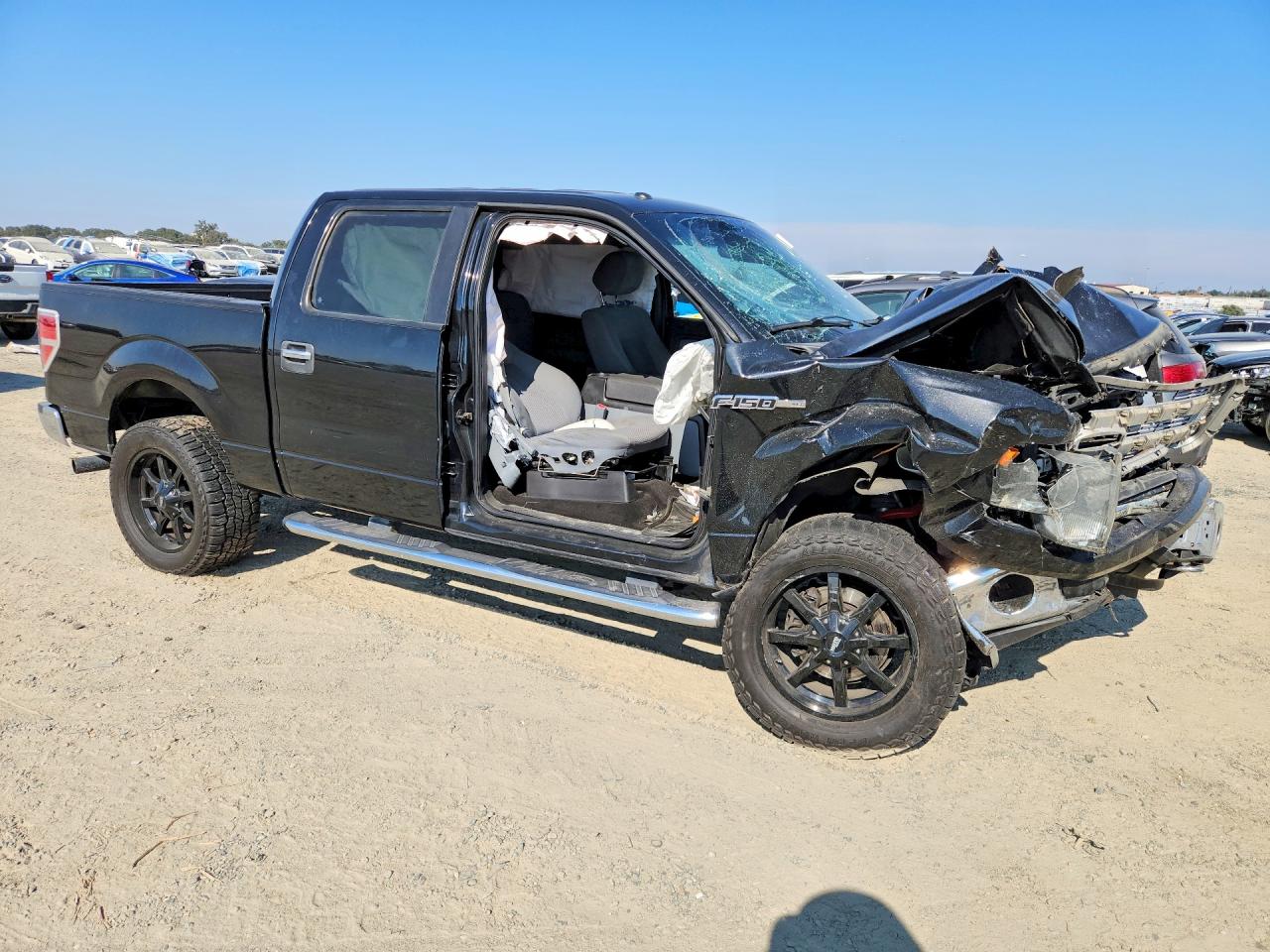 2014 Ford F150 Supercrew Black vin: 1FTFW1ET6EFA65117