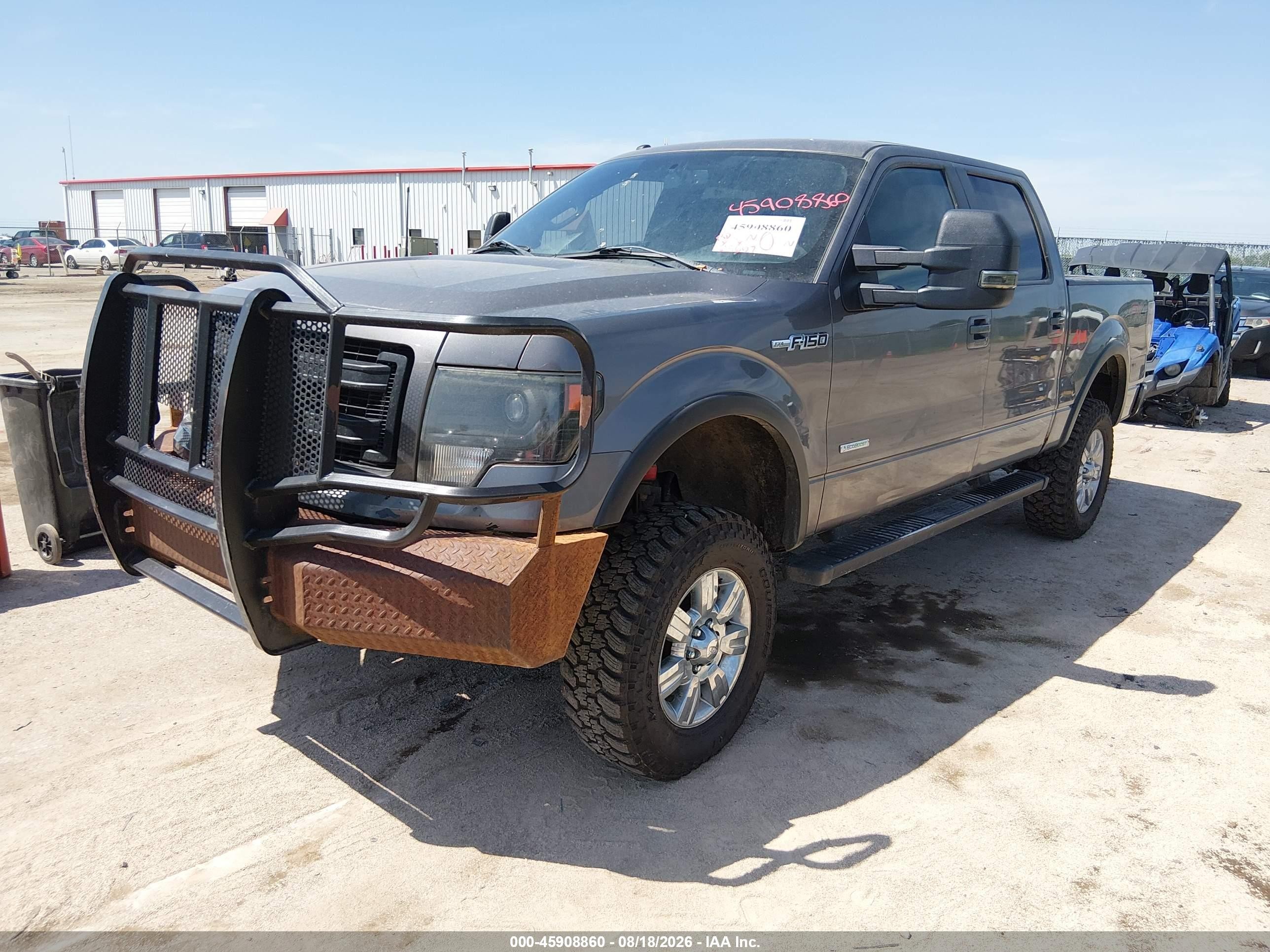 2014 Ford F-150 Fx4 Gray vin: 1FTFW1ET6EFA87294