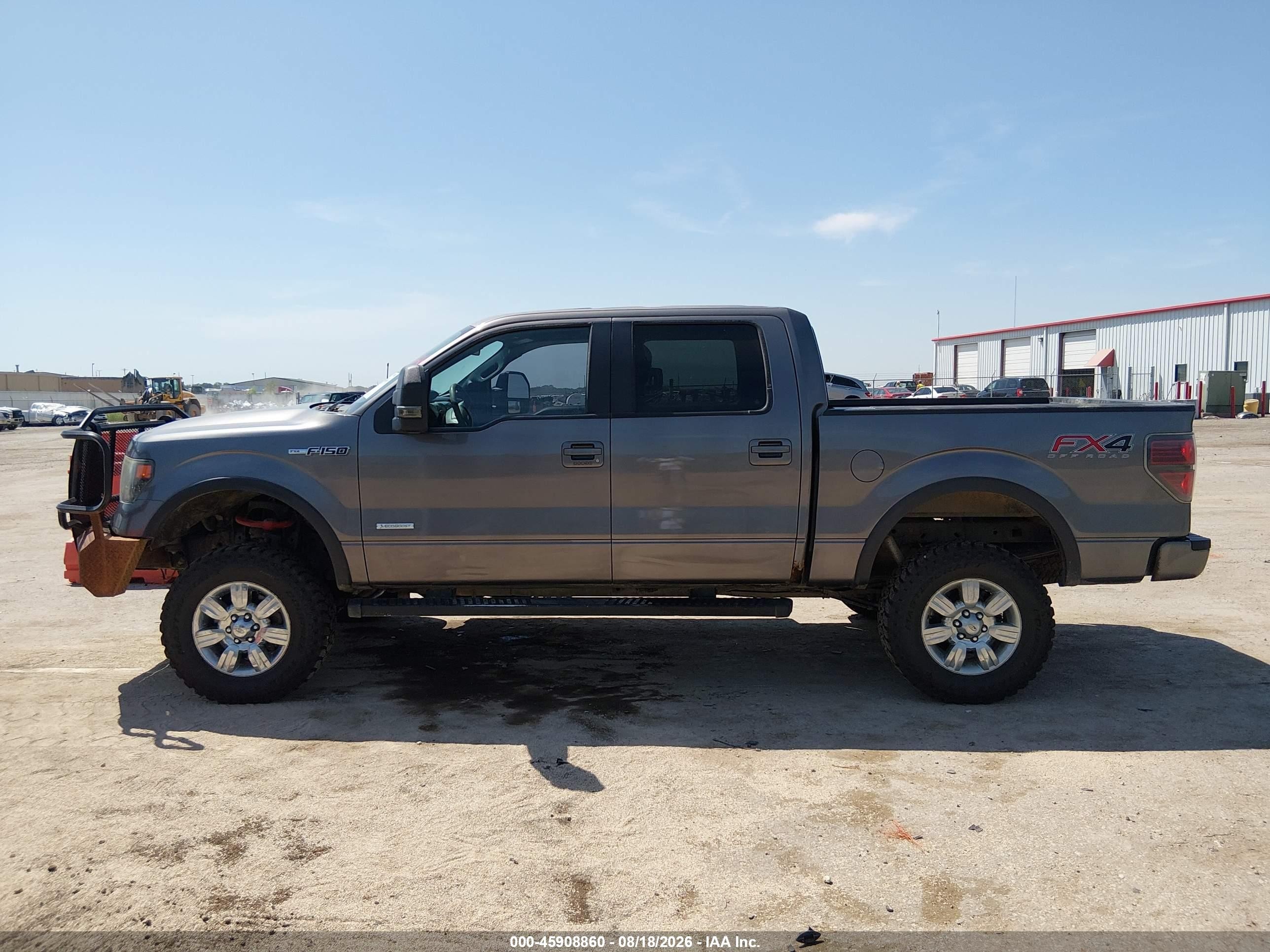 2014 Ford F-150 Fx4 Gray vin: 1FTFW1ET6EFA87294