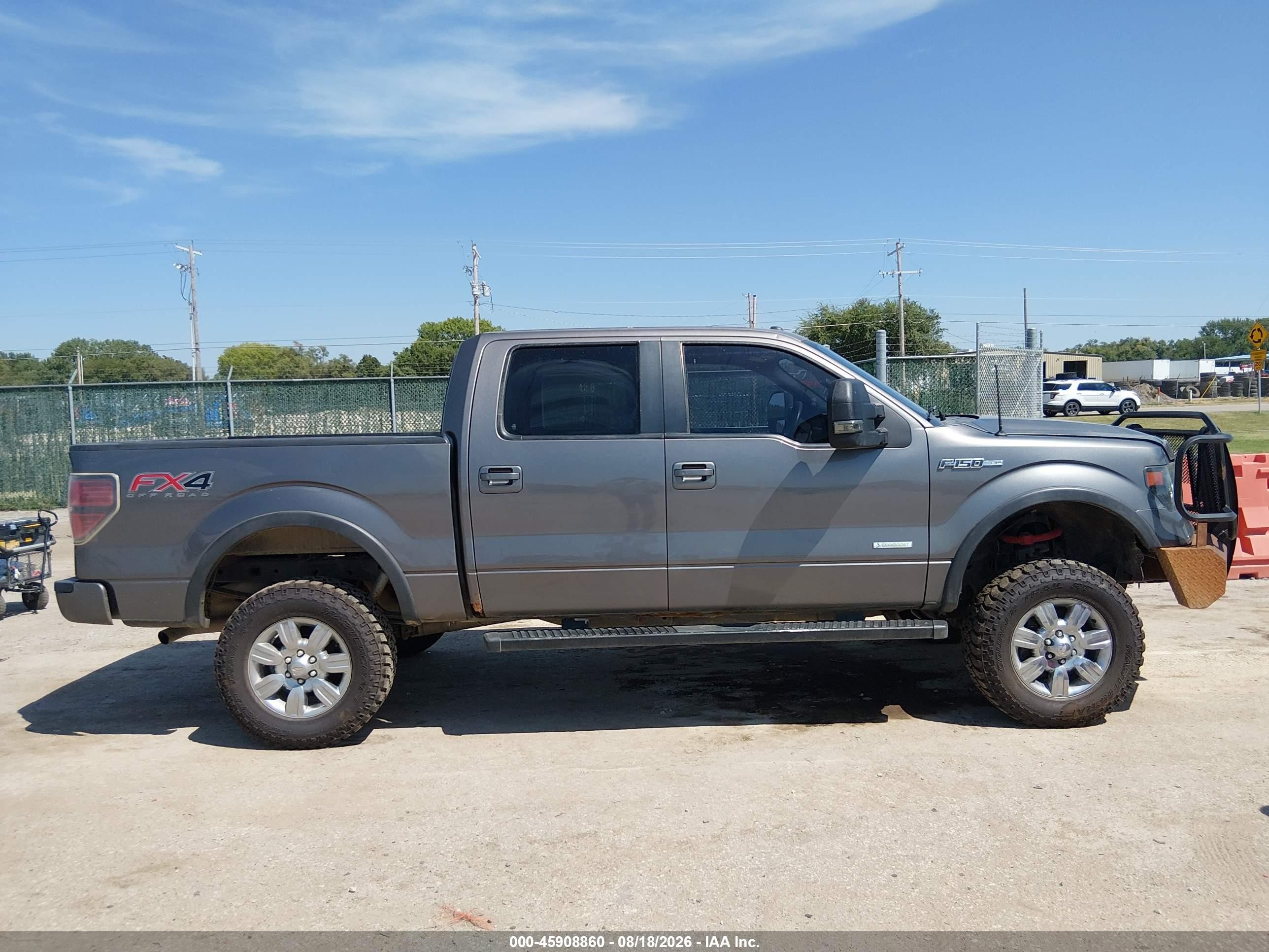 2014 Ford F-150 Fx4 Gray vin: 1FTFW1ET6EFA87294